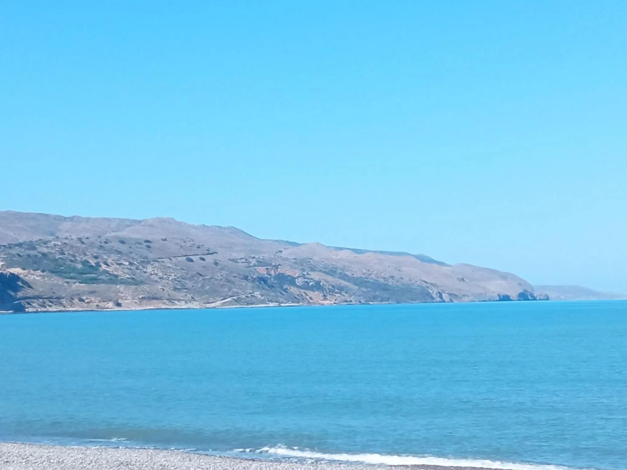 Beach in Mrs Chryssana Beach Hotel