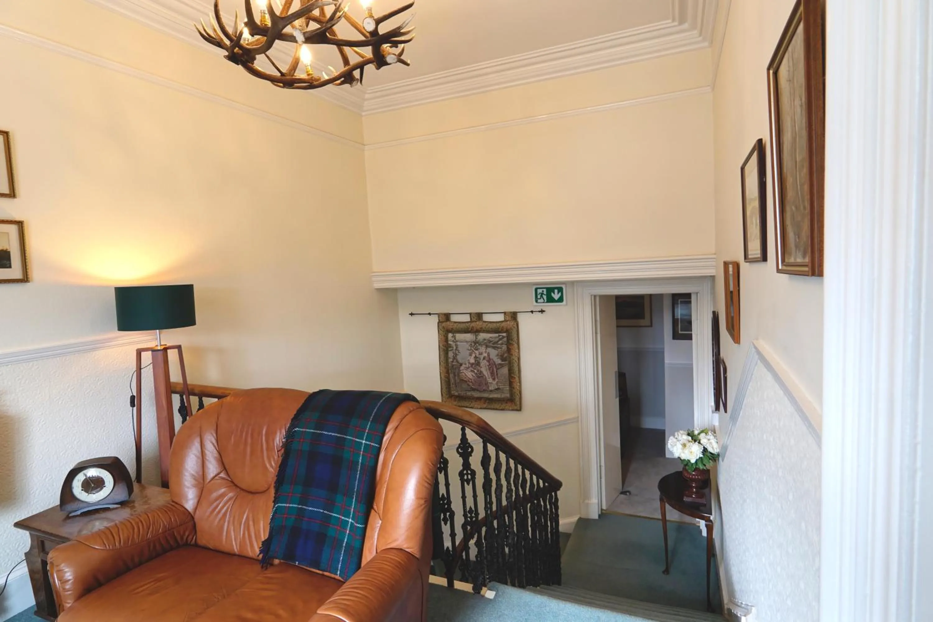 Decorative detail, Bed in The Tannochbrae