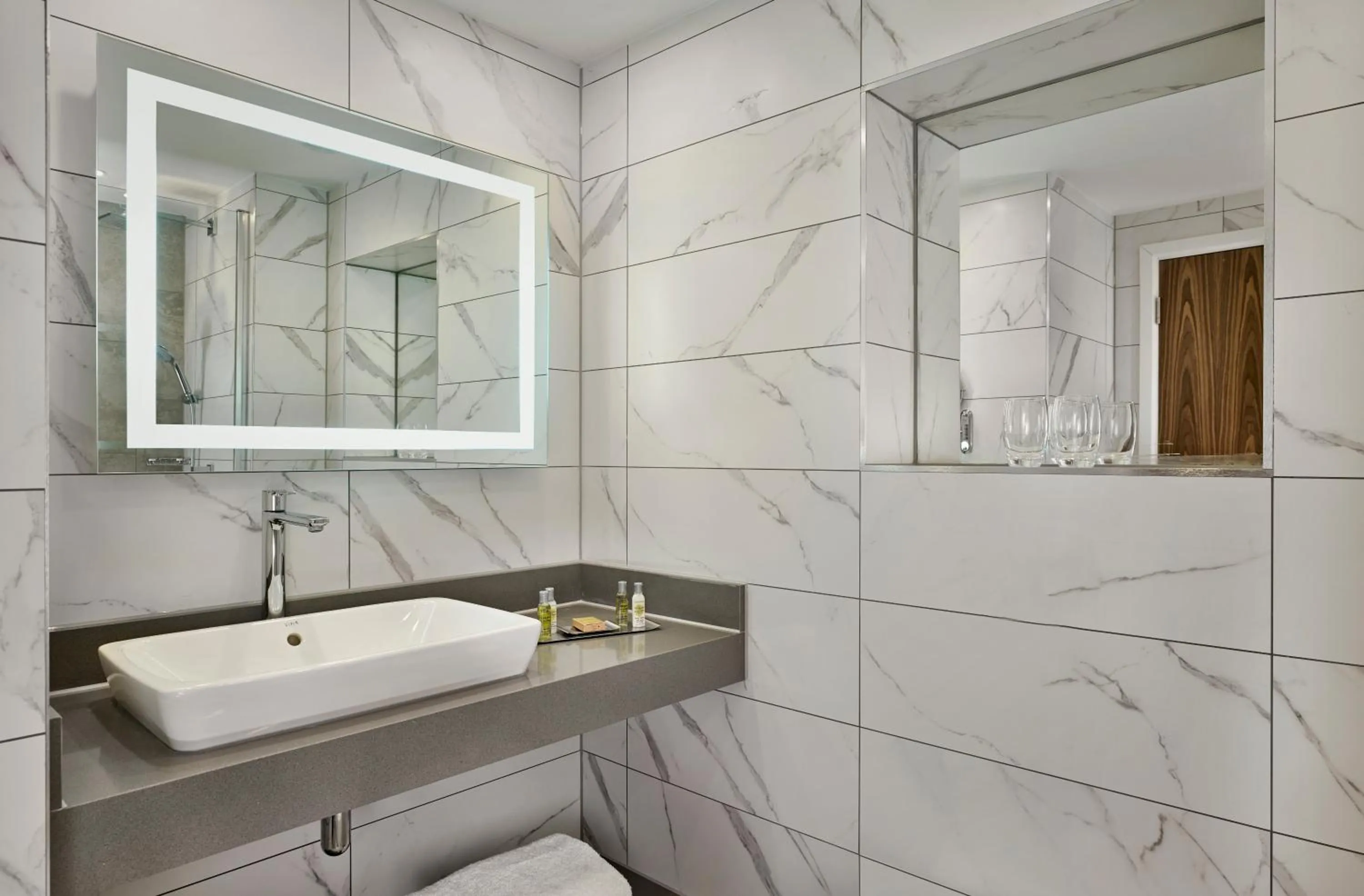 Bathroom in DoubleTree by Hilton Lincoln