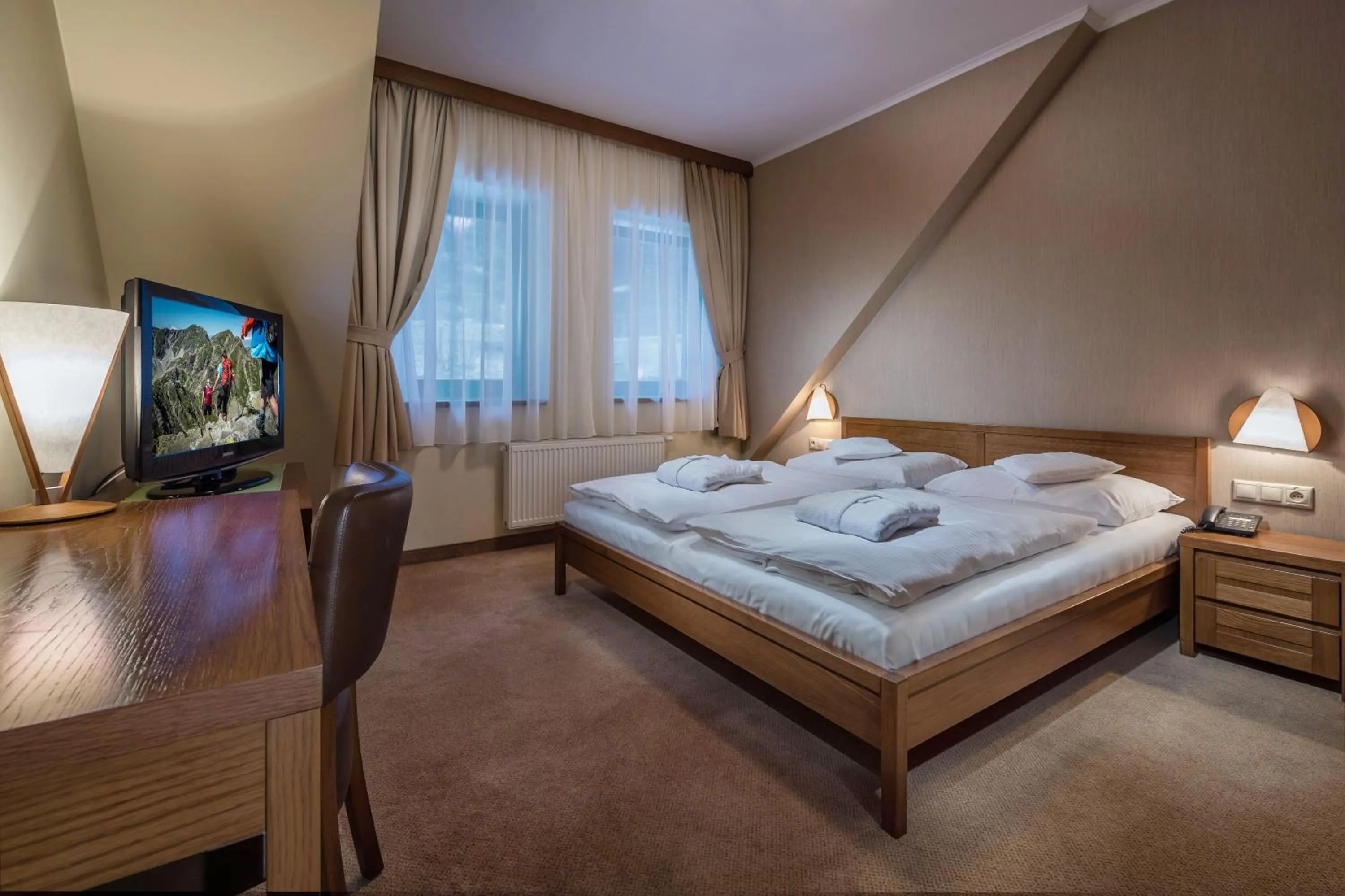 Bed in Hotel Rozsutec