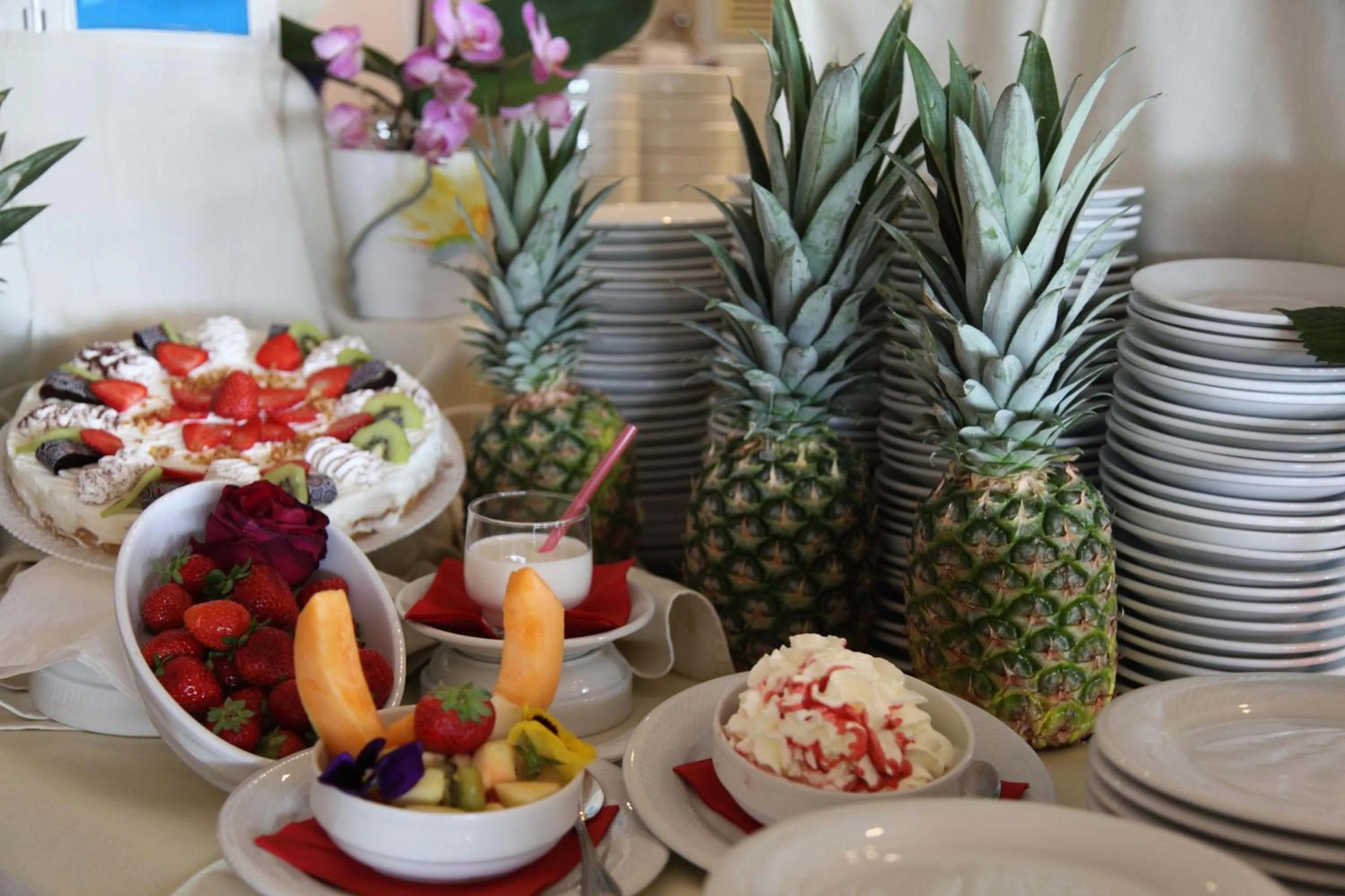 Food and drinks in Hotel San Carlo