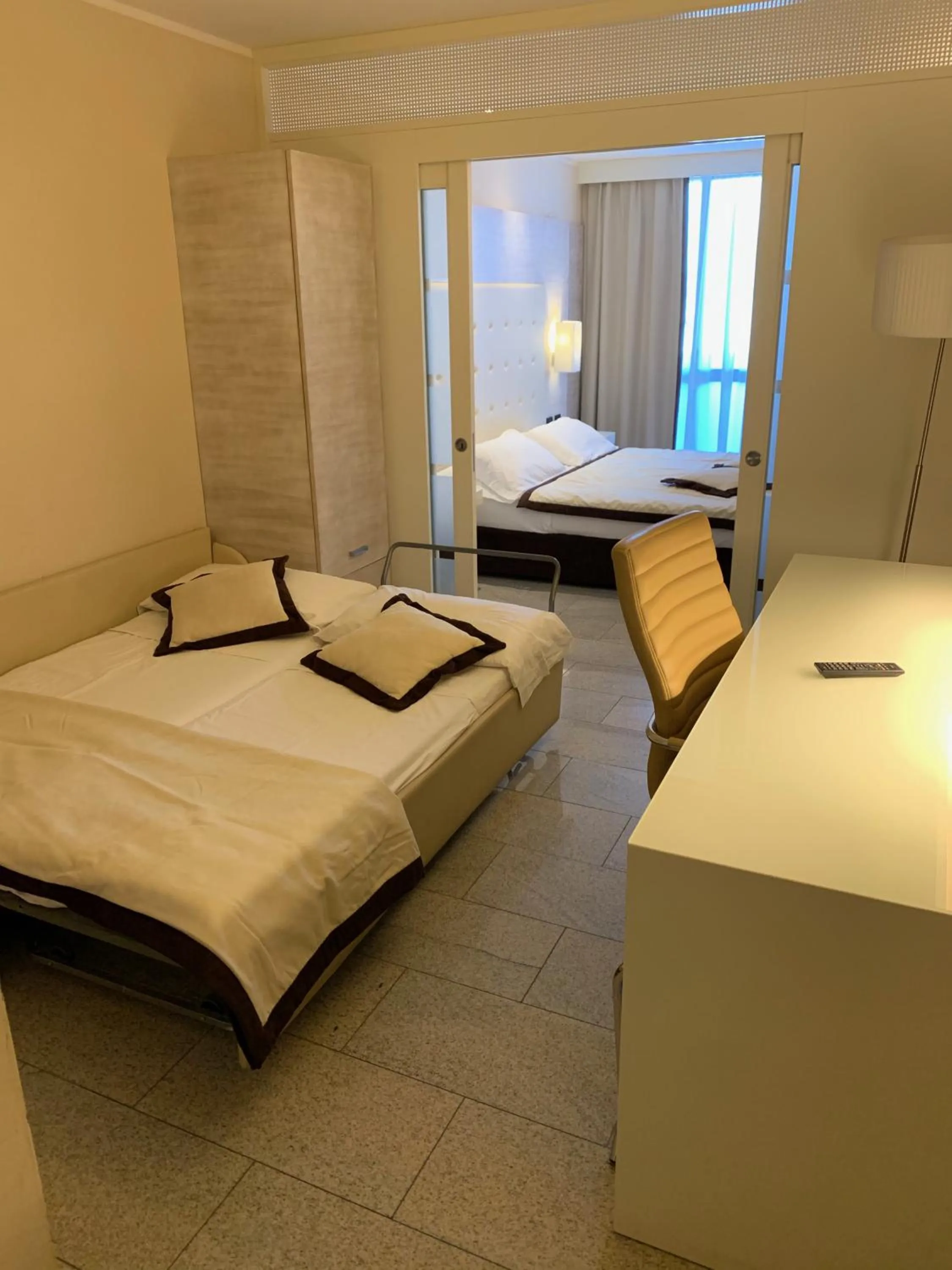 Bed in Hotel San Carlo