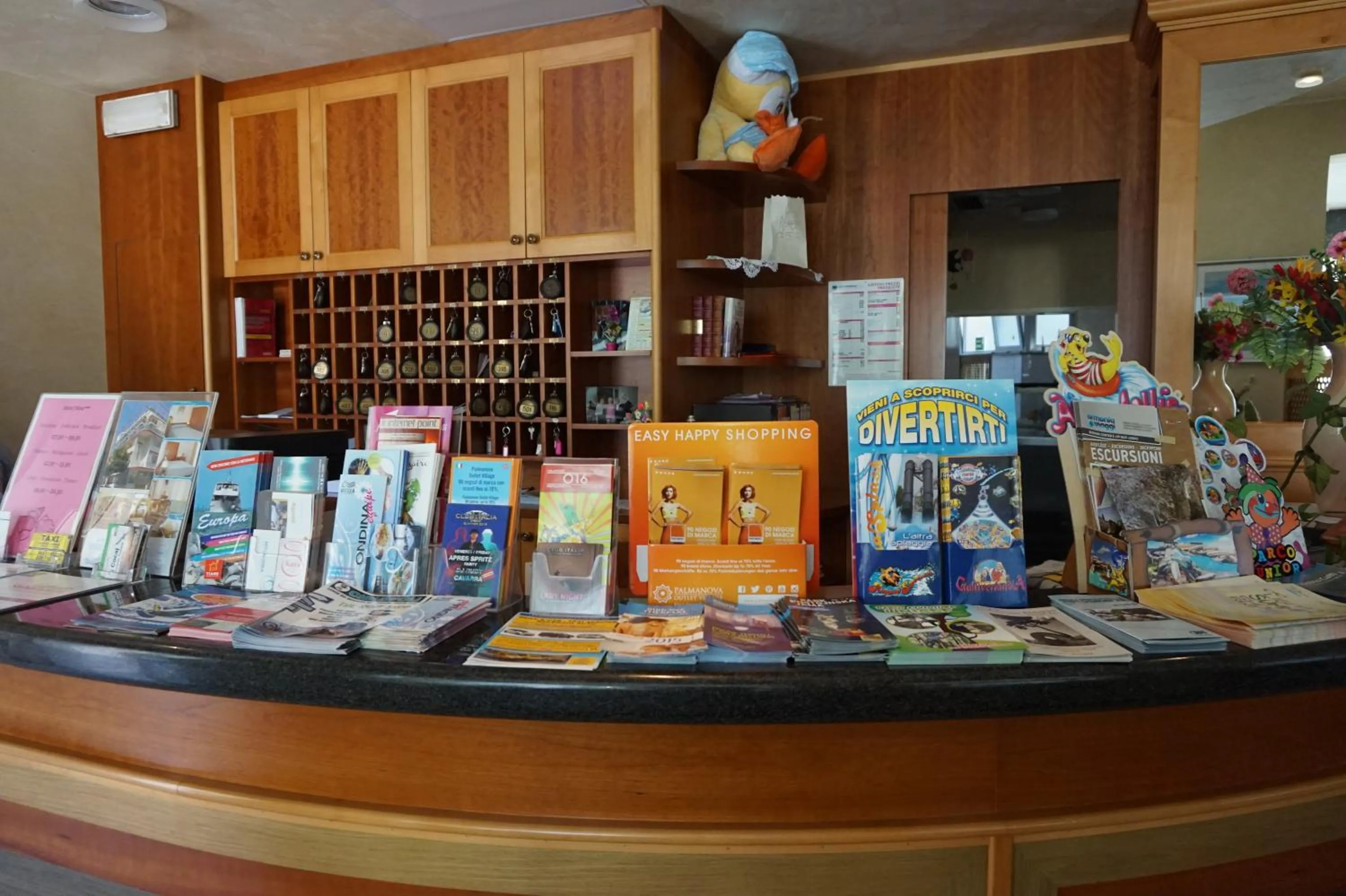 Lobby or reception in Hotel Flora