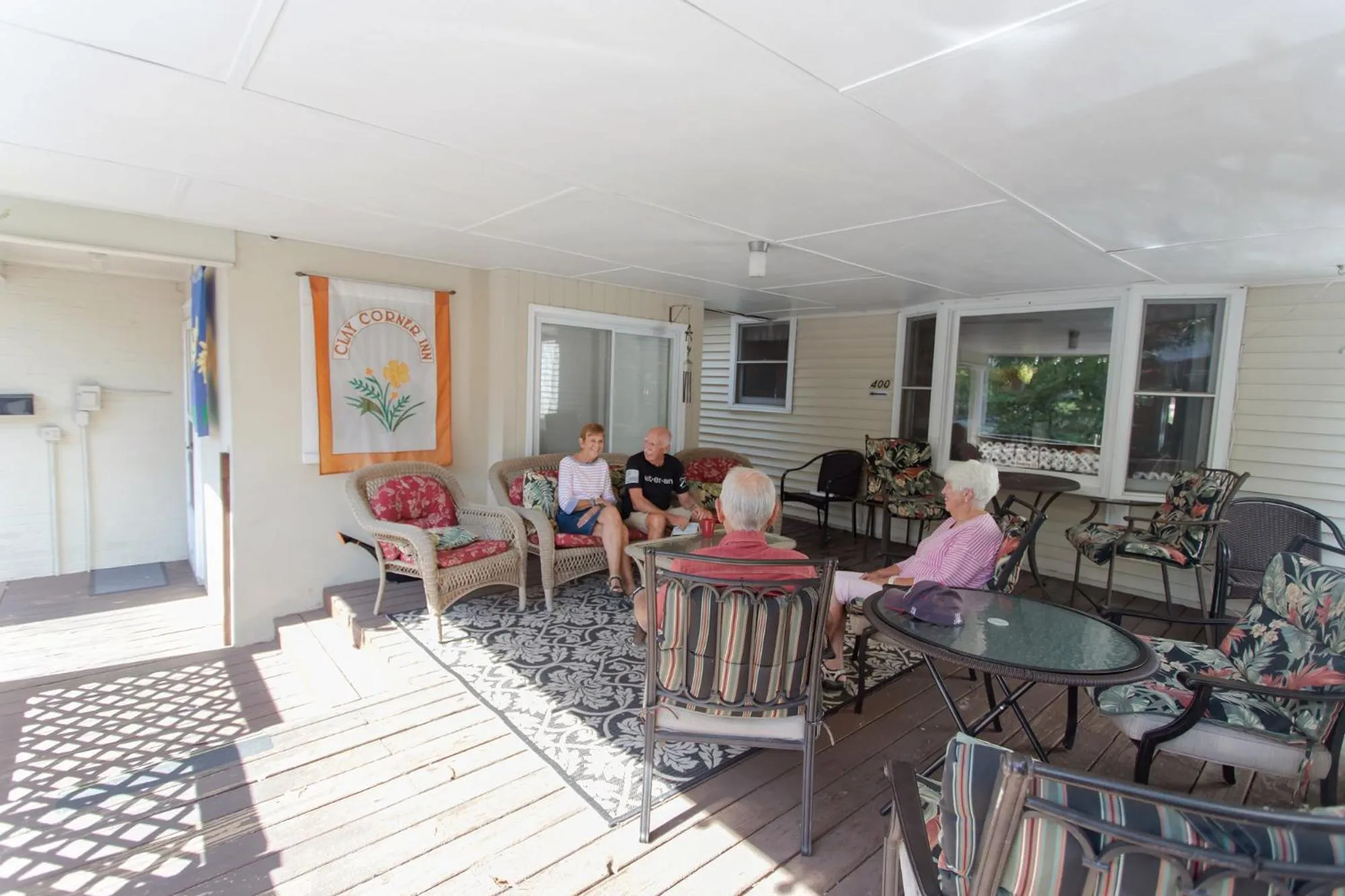 Patio in Blacksburg Bed & Breakfast