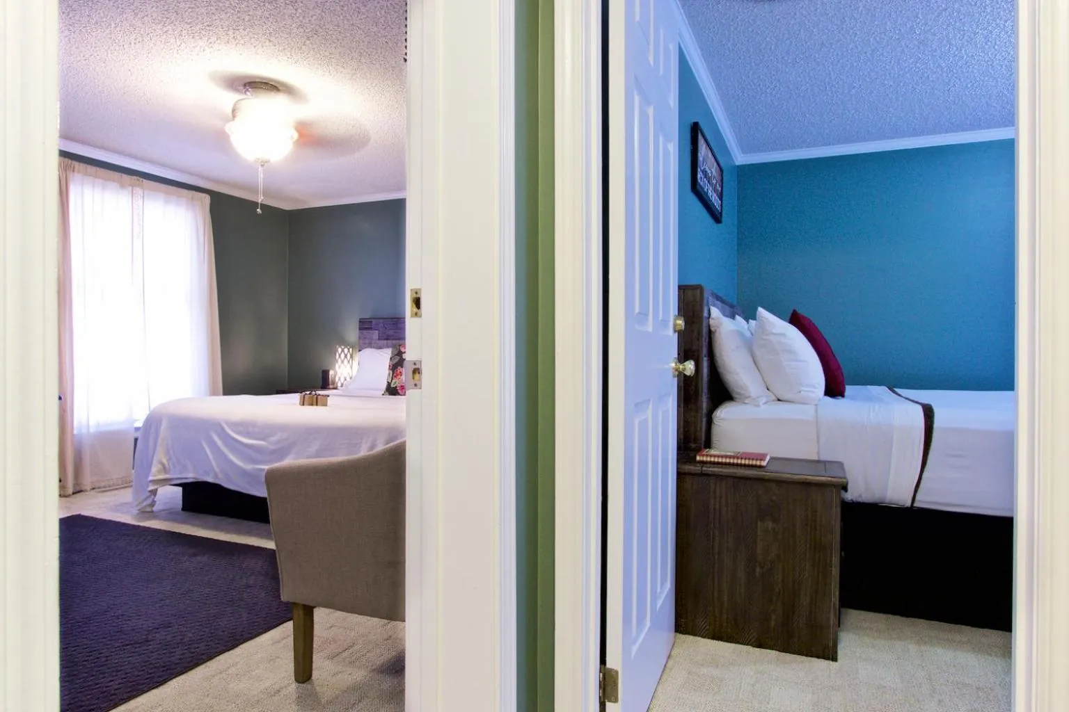 Bed in Blacksburg Bed & Breakfast