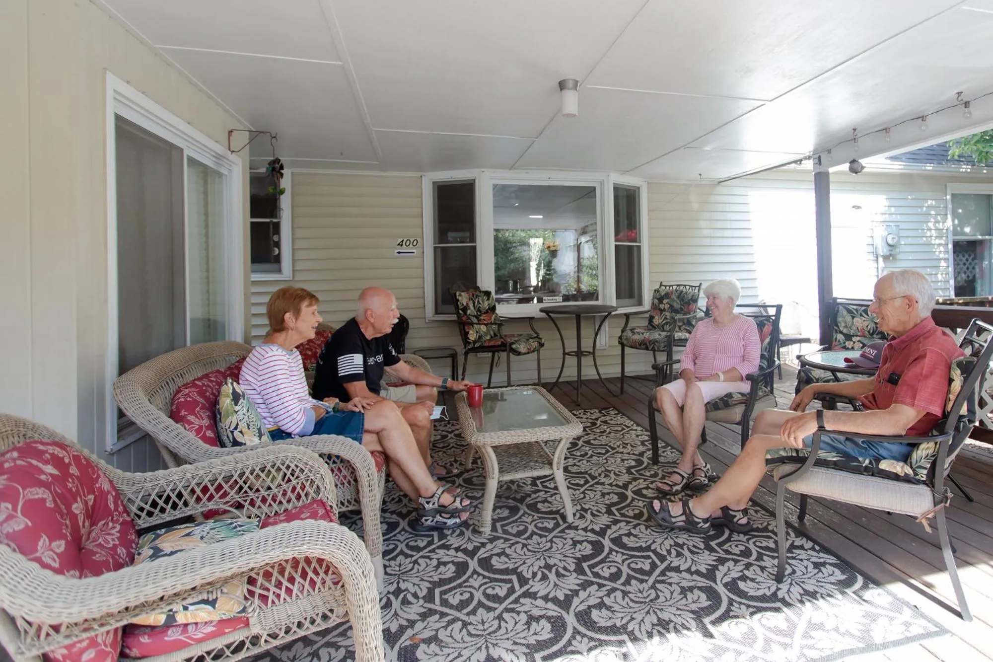 Patio in Blacksburg Bed & Breakfast