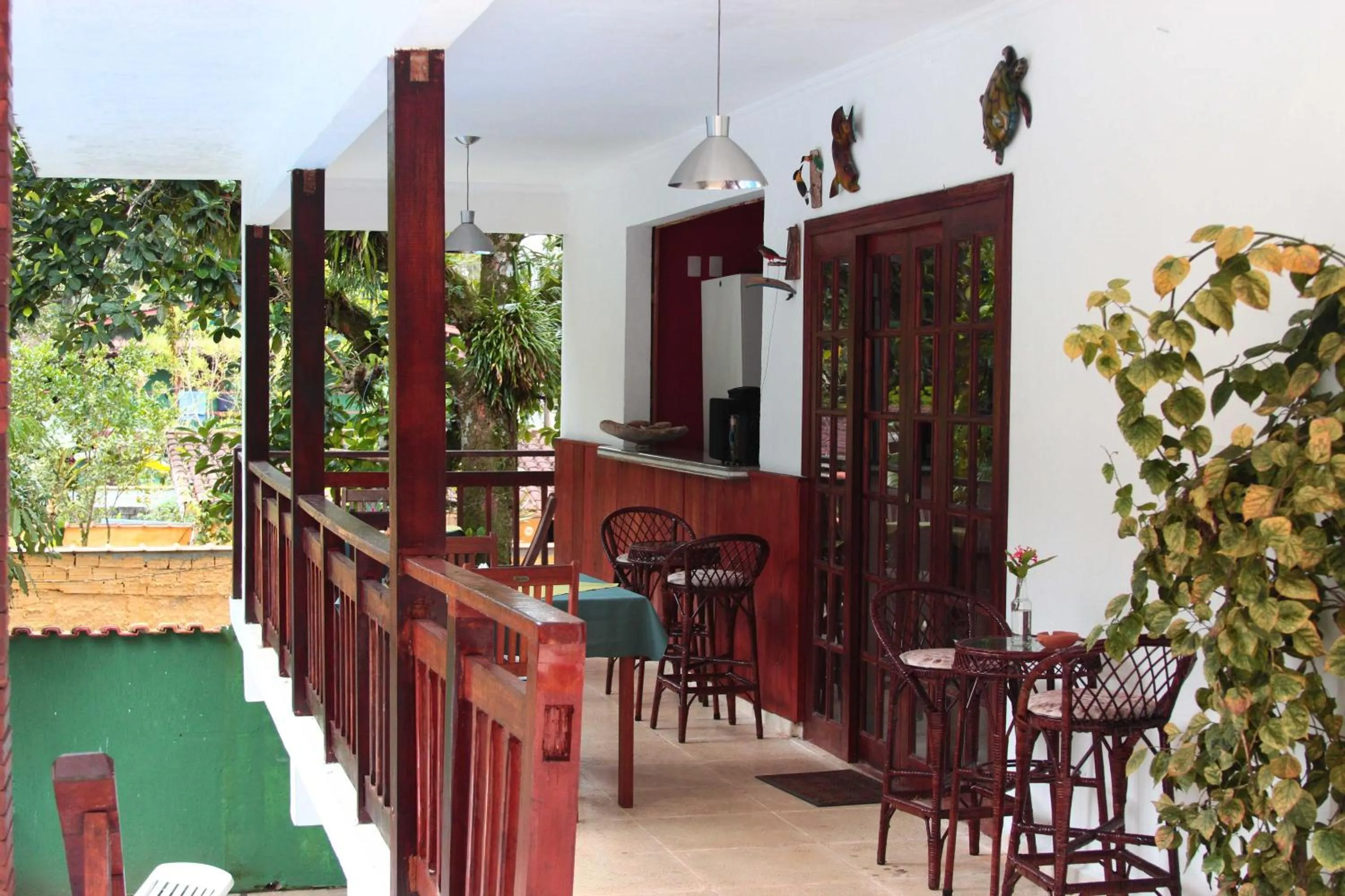 Balcony/Terrace in Pousada Villa Atlântica