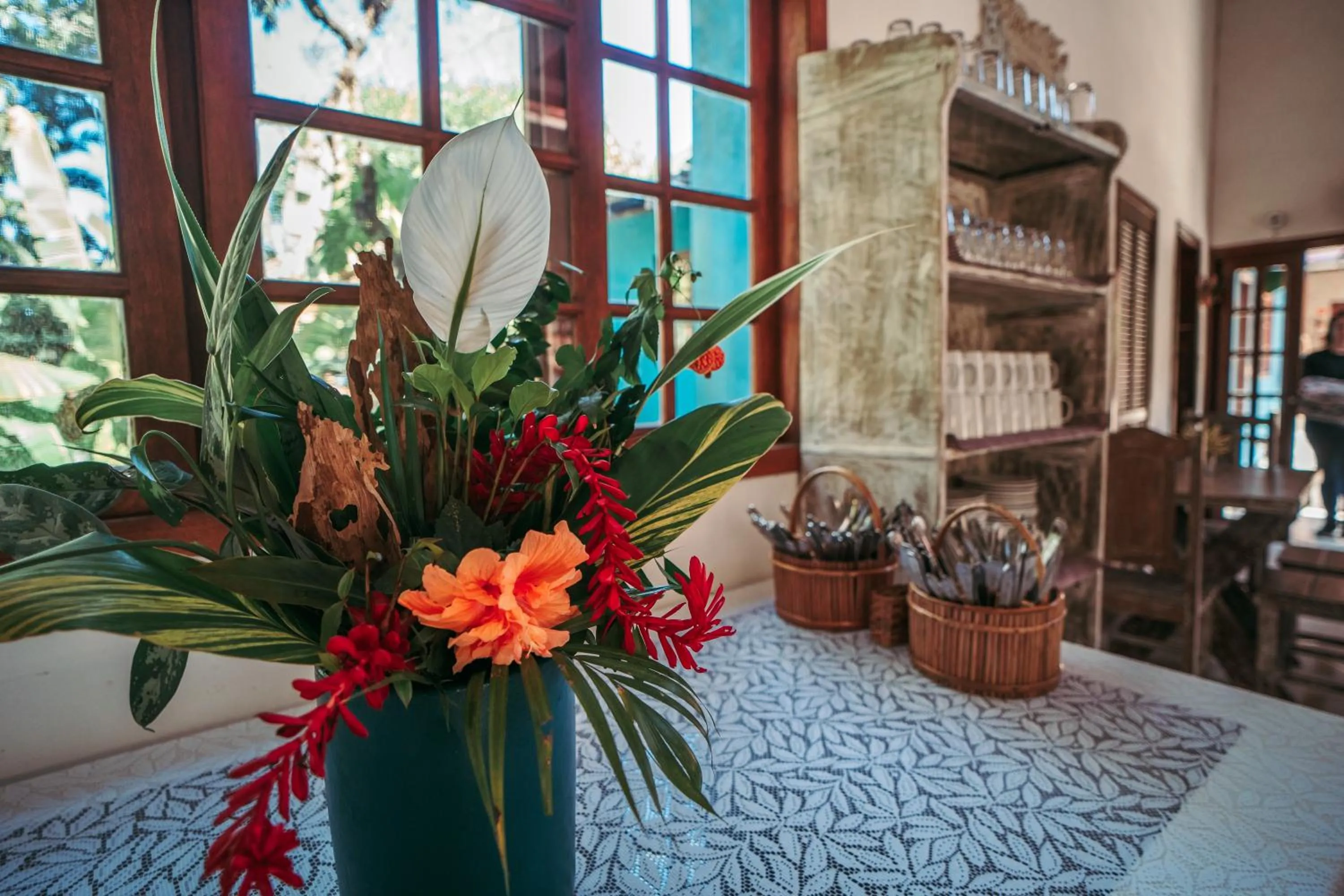 Restaurant/places to eat in Pousada Villa Atlântica