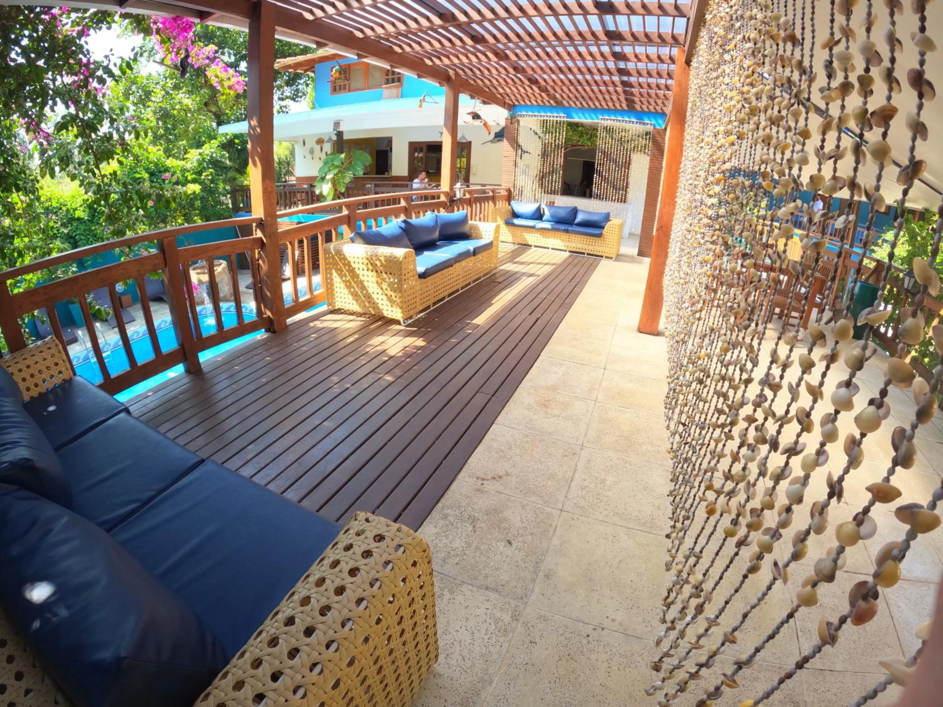 Balcony/Terrace in Pousada Villa Atlântica