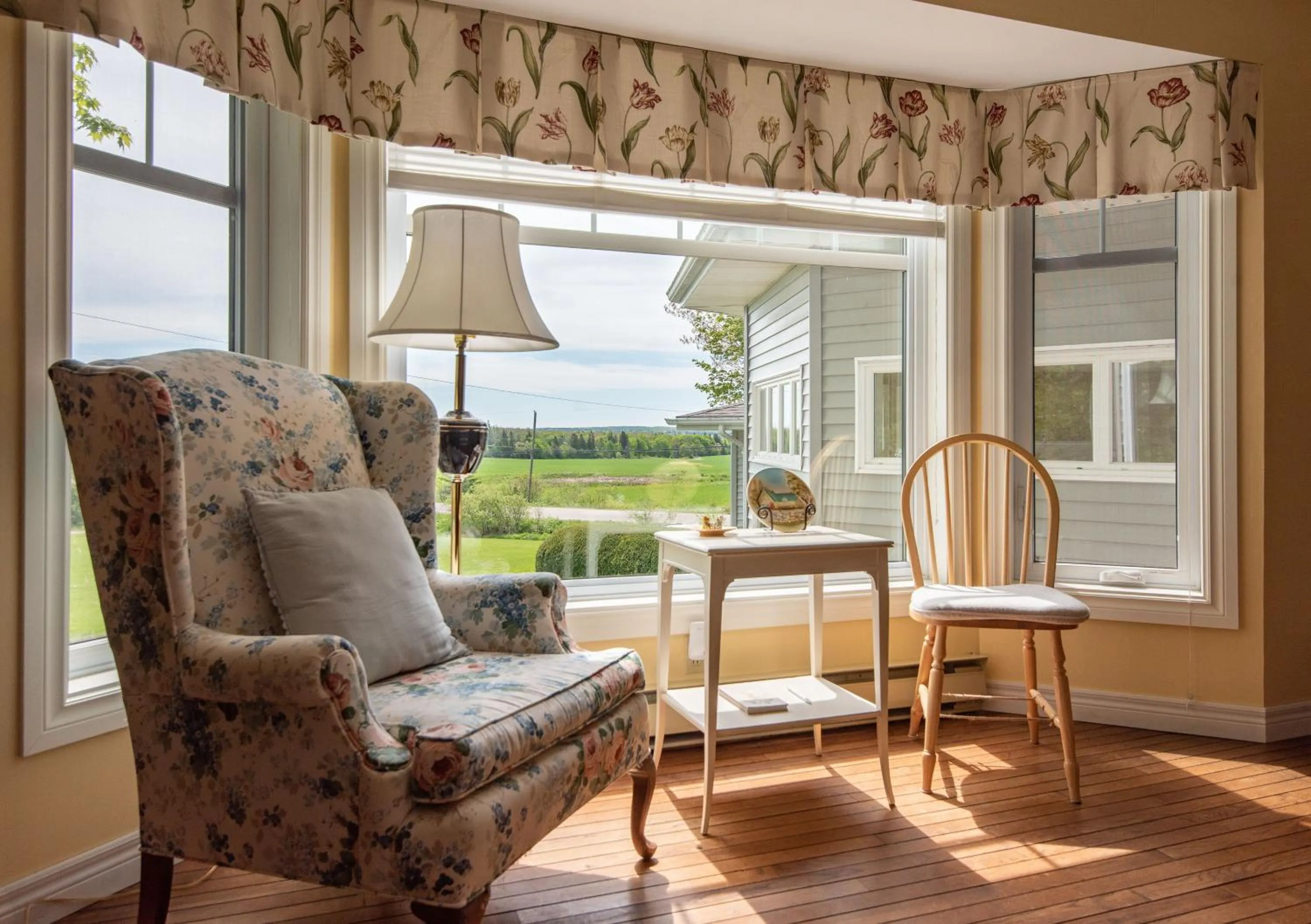 Seating area in Chez Nous