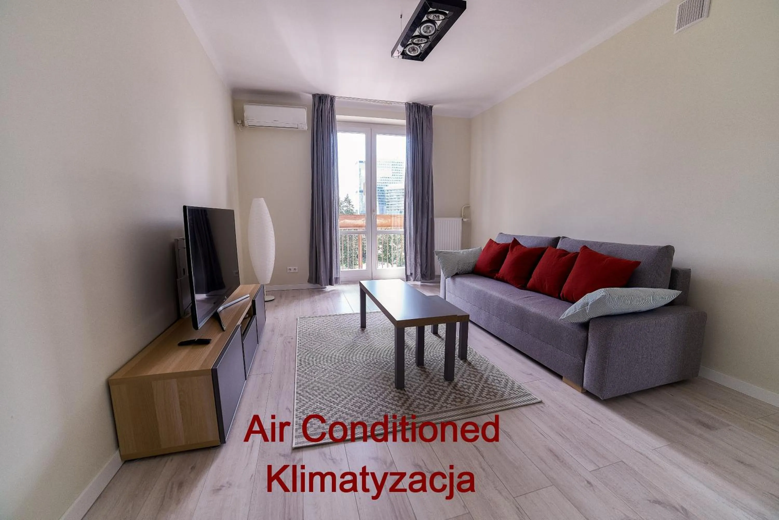 Living room in Good Time Apartments Warsaw - Świętokrzyska