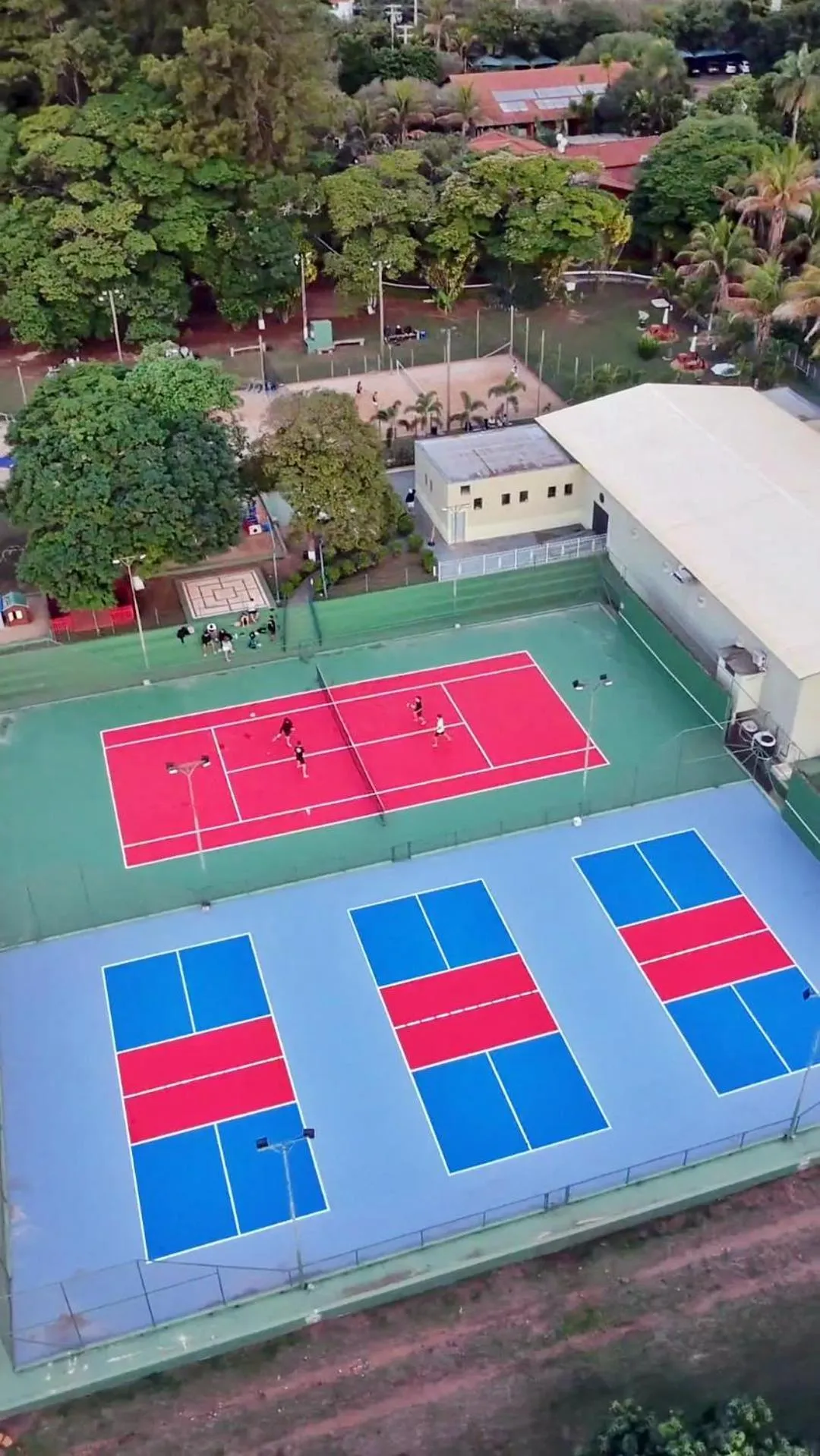 Tennis court in Brotas Eco Hotel Fazenda