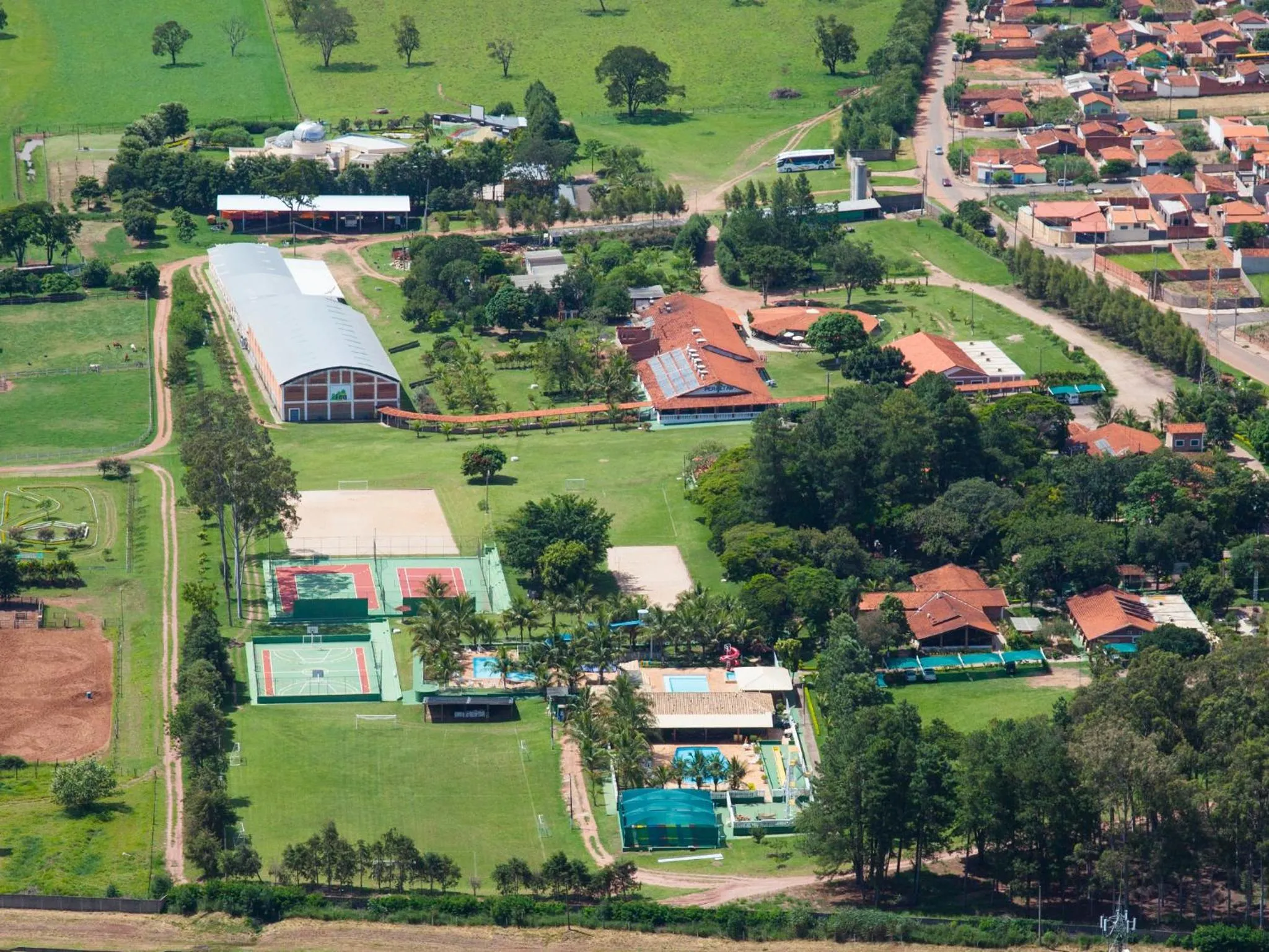 Bird's eye view in Brotas Eco Hotel Fazenda