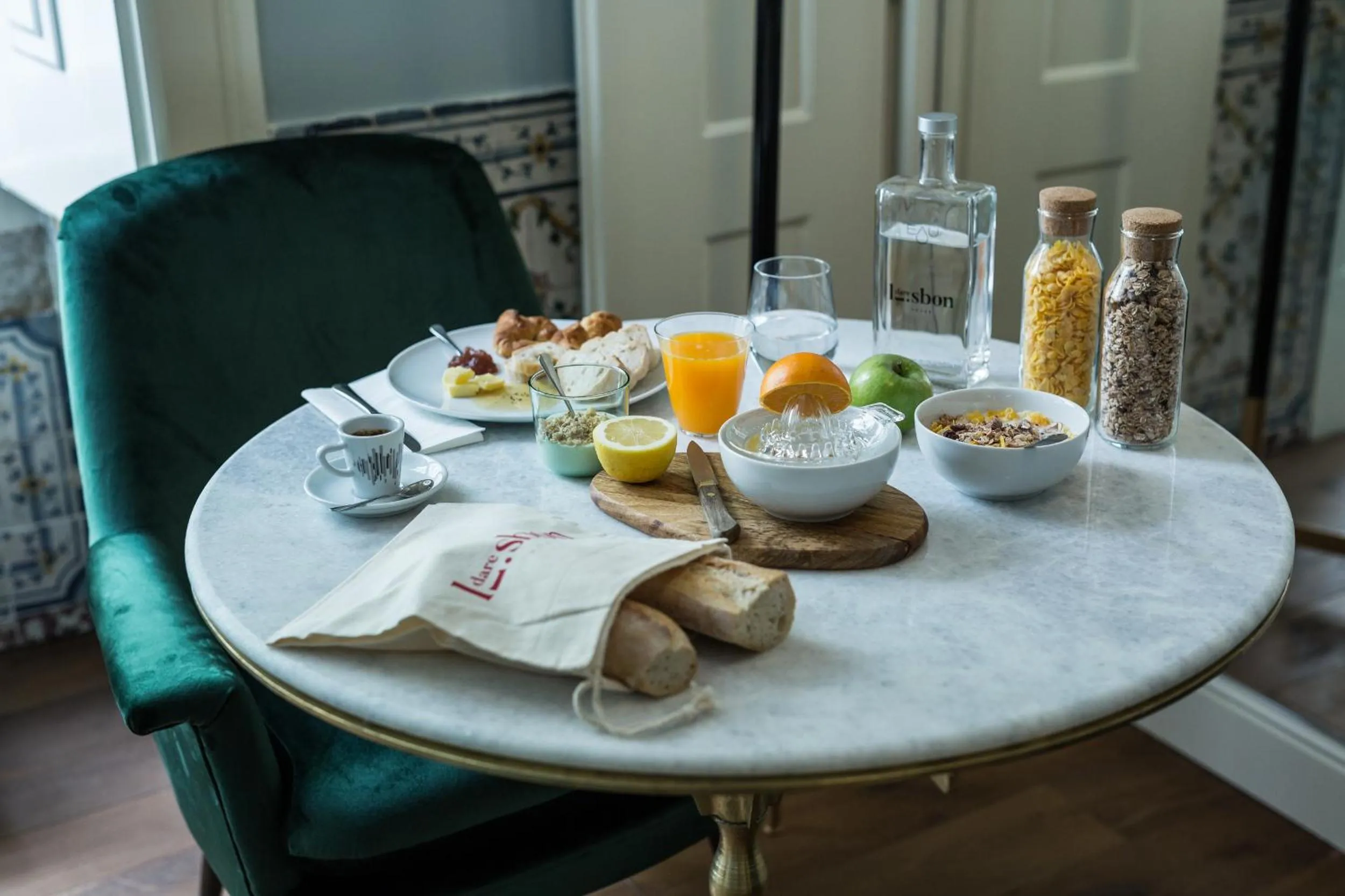 Food close-up in Dare Lisbon House