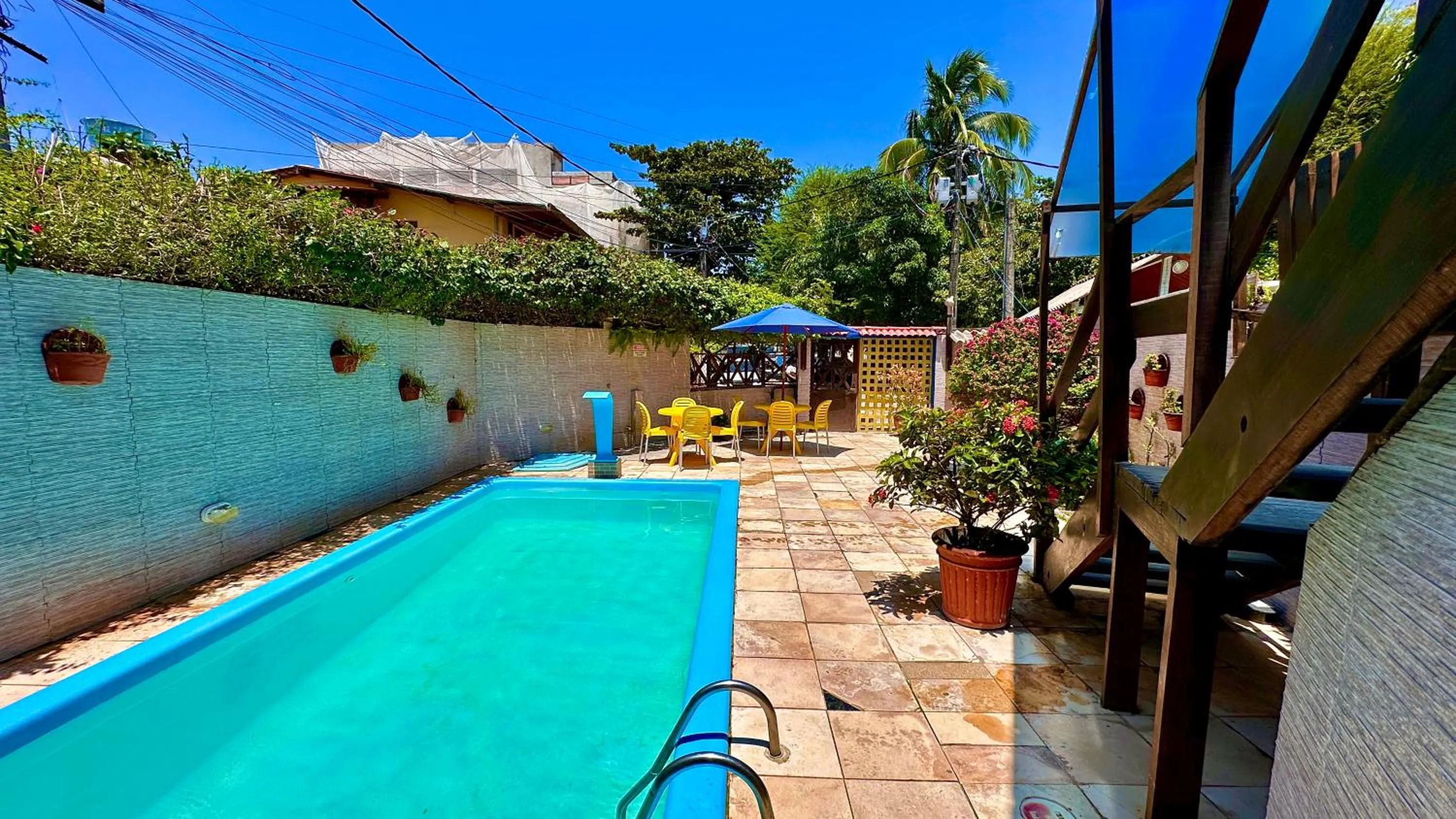 Pool view in Paranambuca Pousada