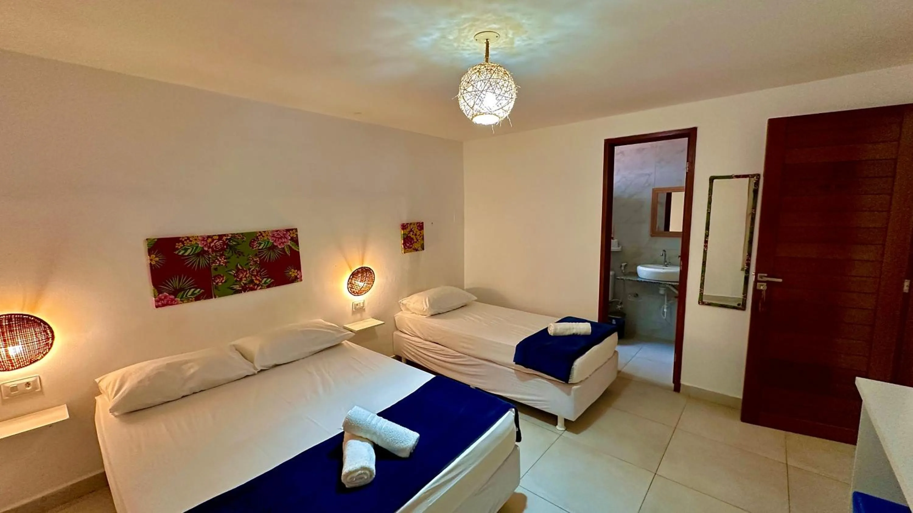 View (from property/room), Bed in Paranambuca Pousada