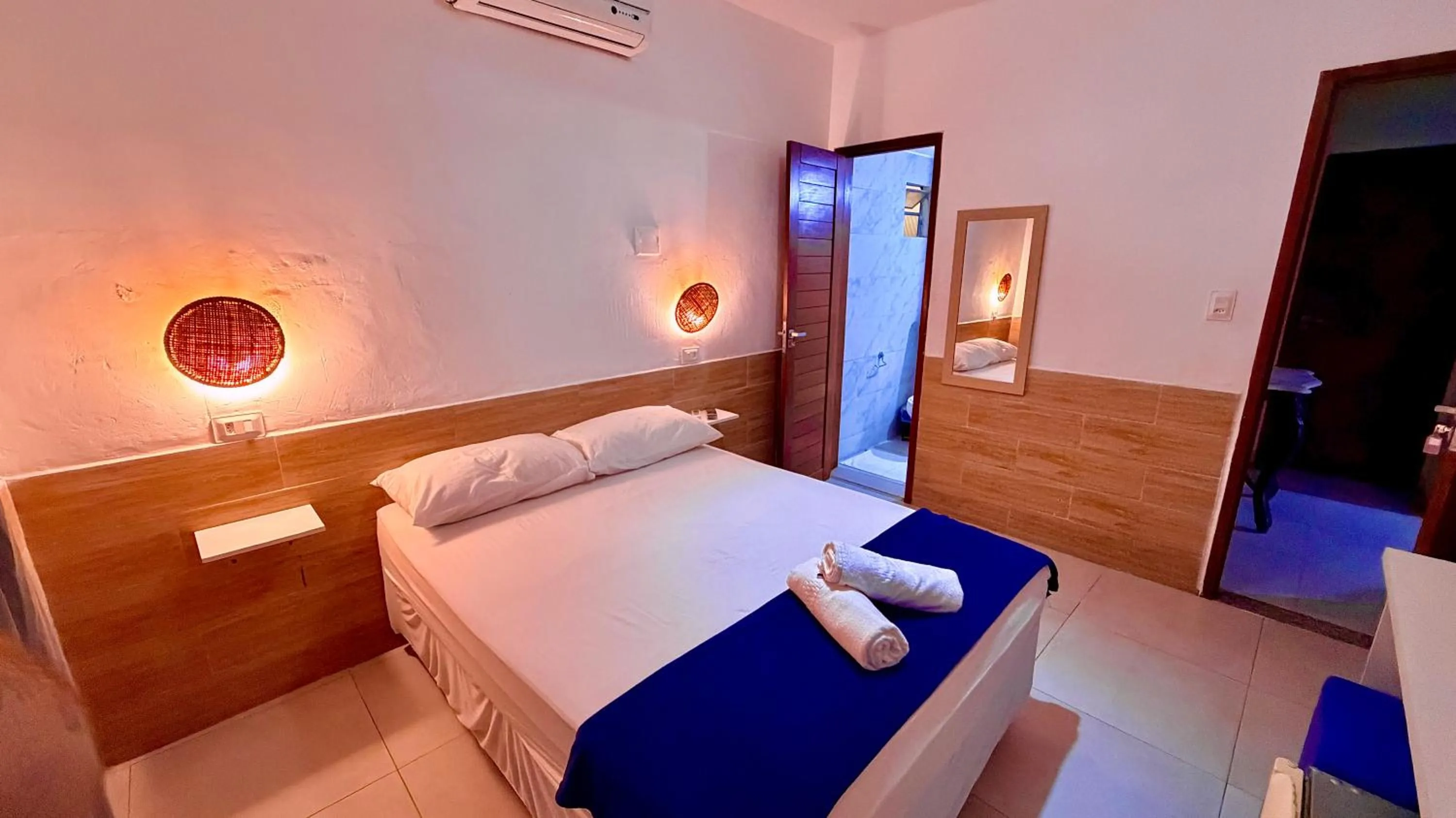 Bed in Paranambuca Pousada