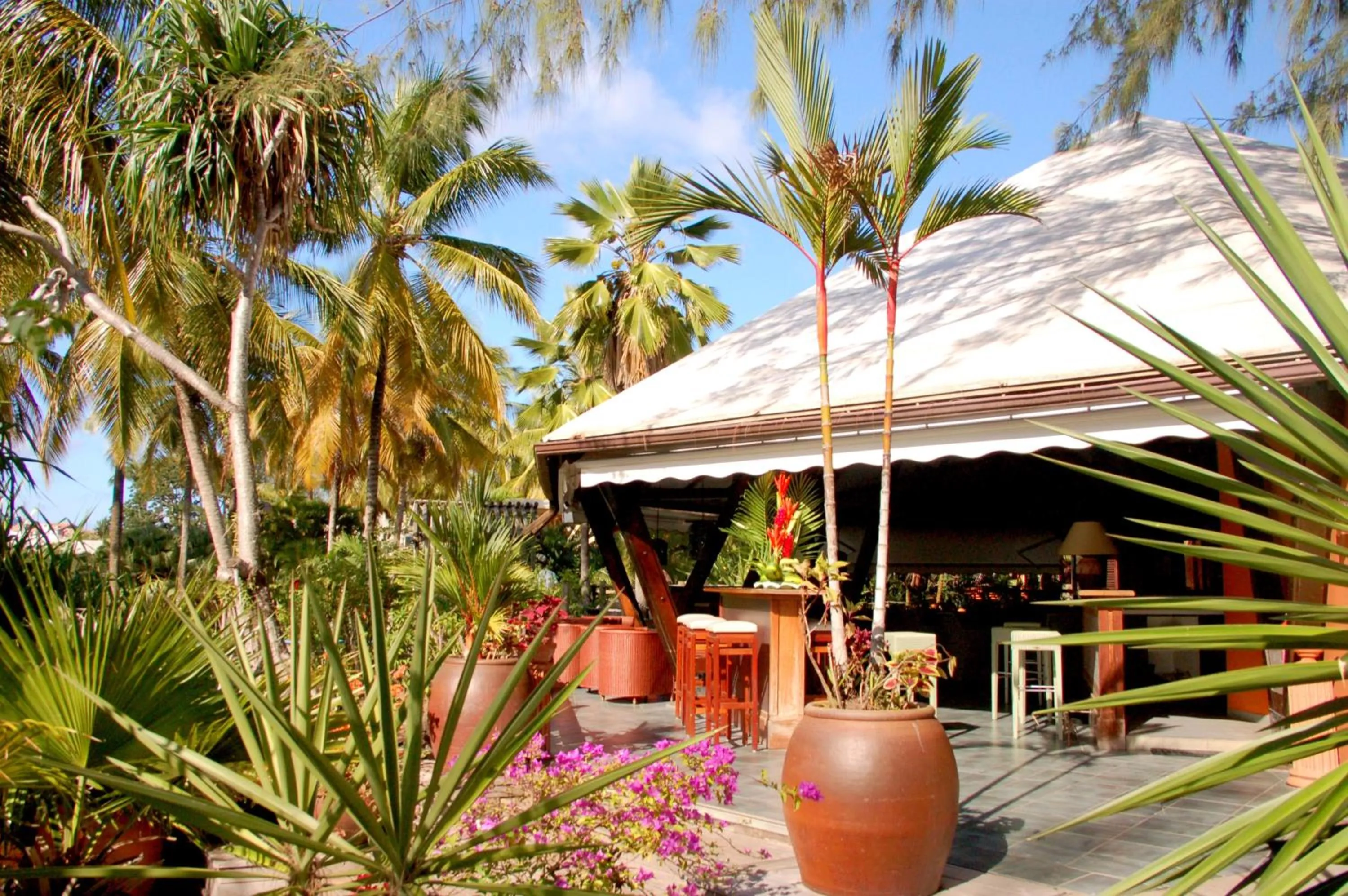 Patio in Carayou Hotel & Spa