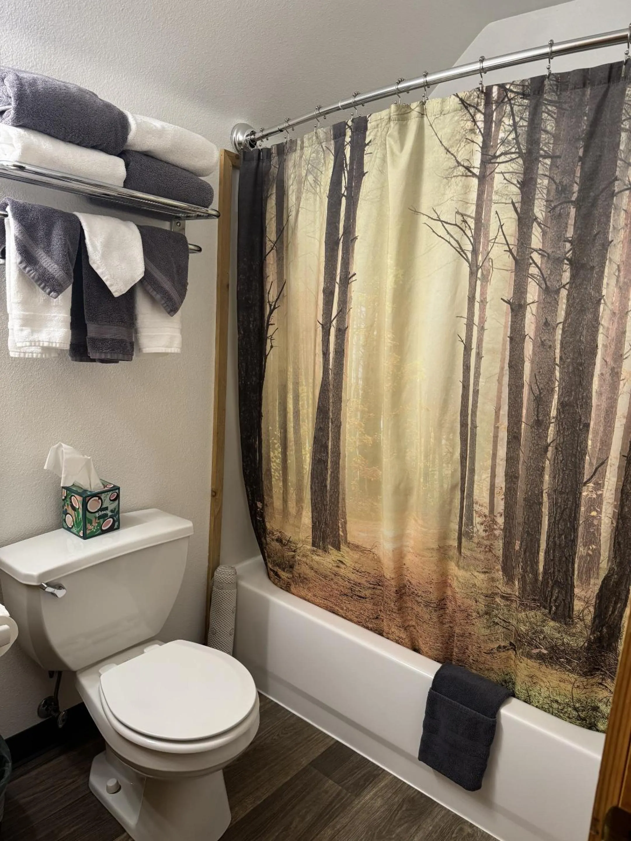 Bathroom in Susitna River Lodging, Suites