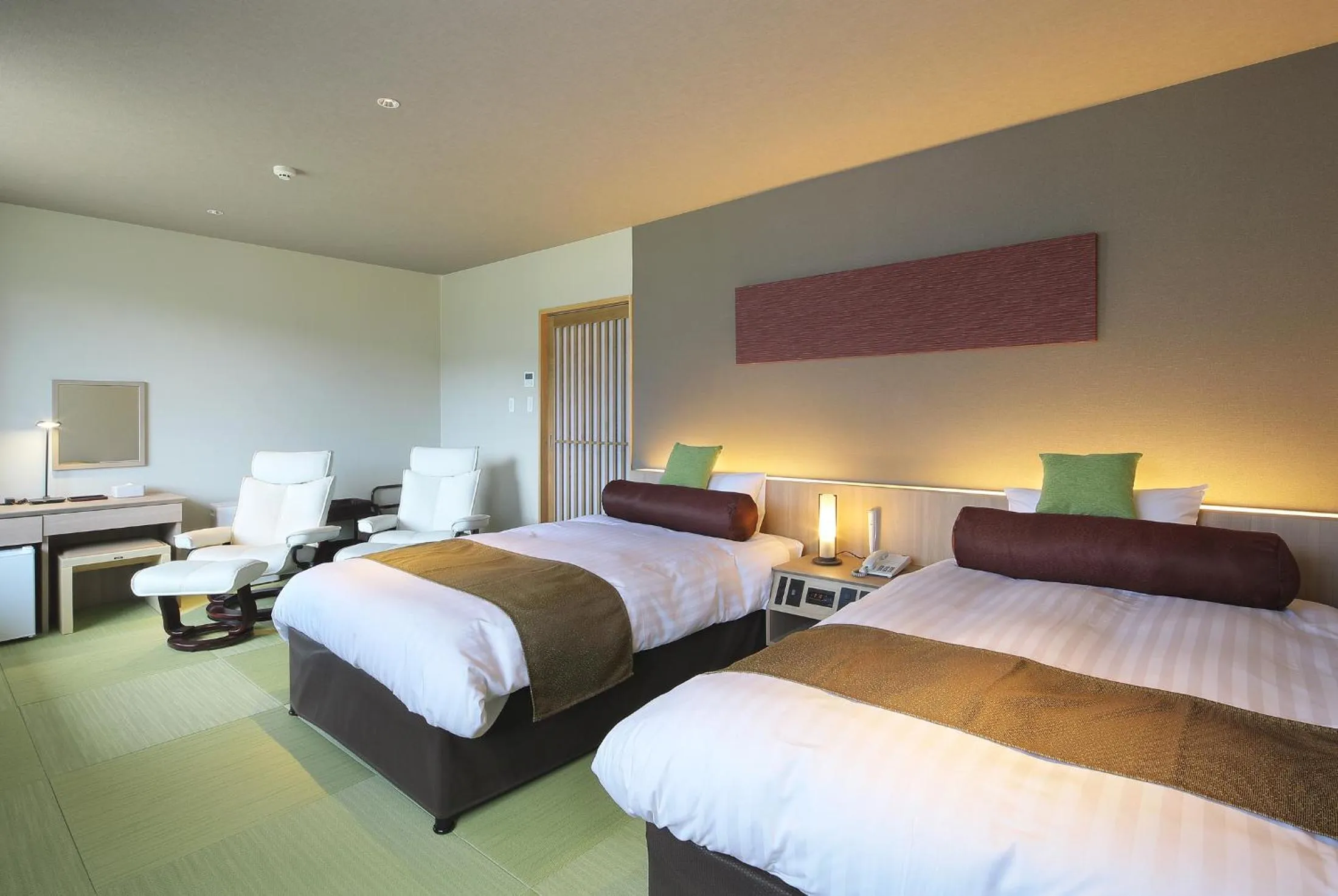 Bed in Aso Hakuun Sanso