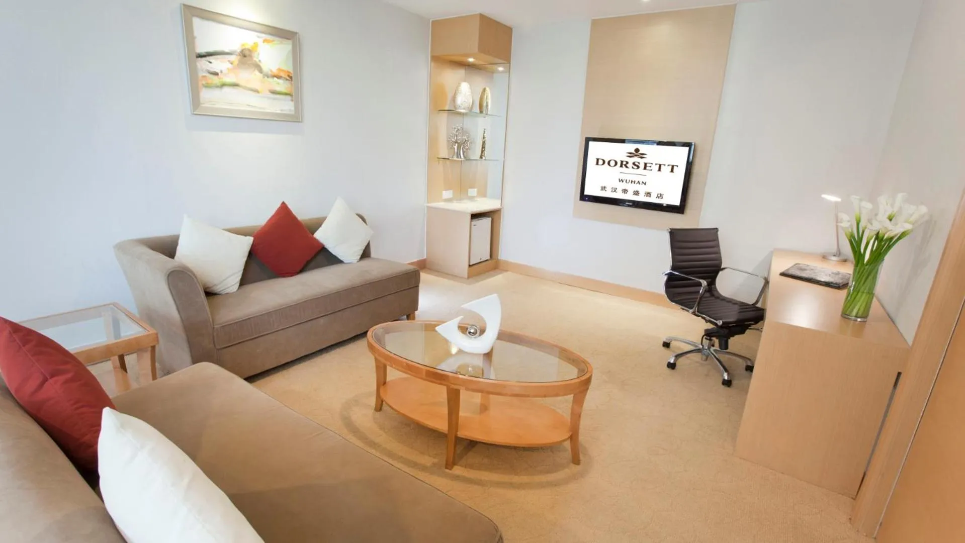 Living room in Dorsett Wuhan