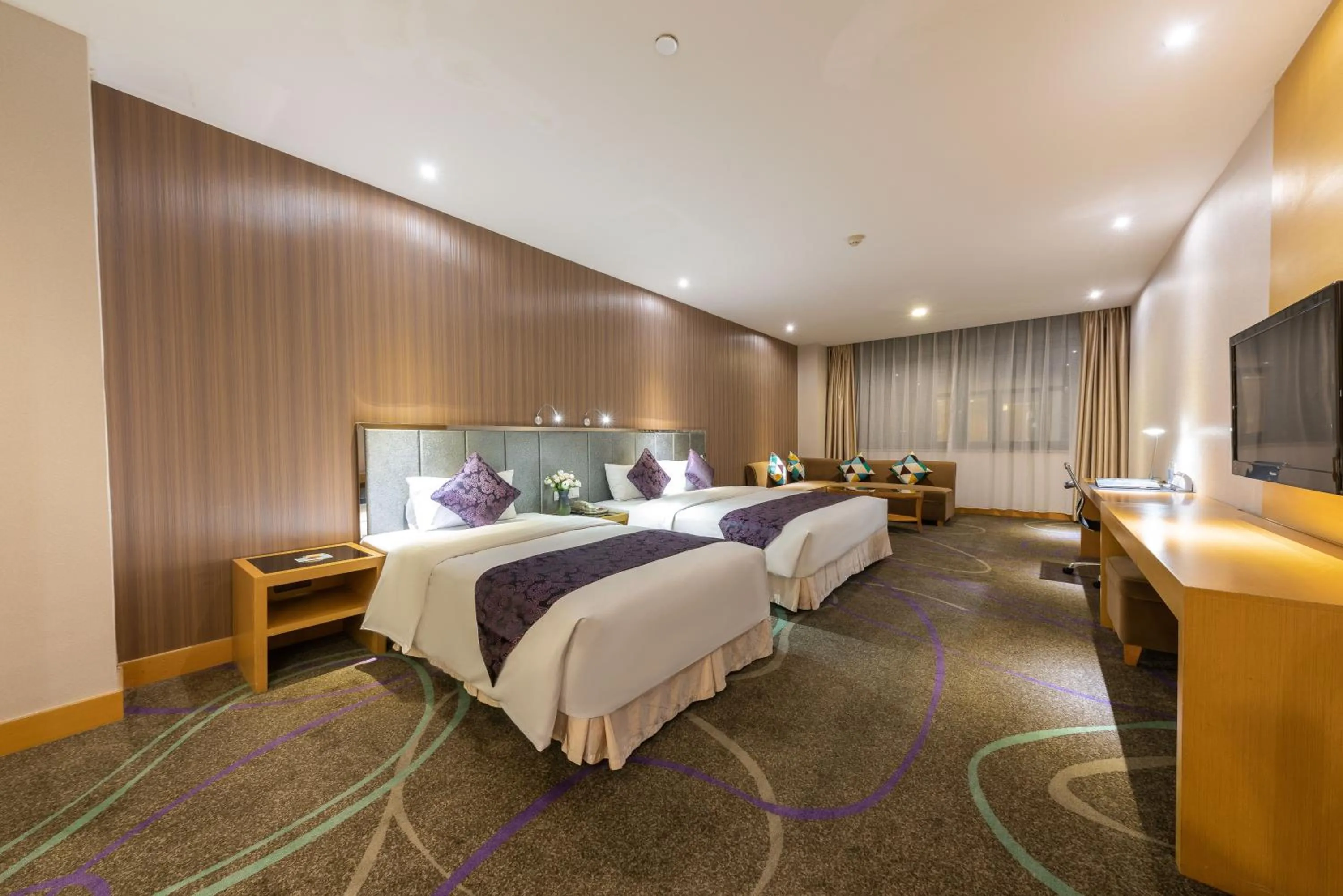 Bed in Dorsett Wuhan