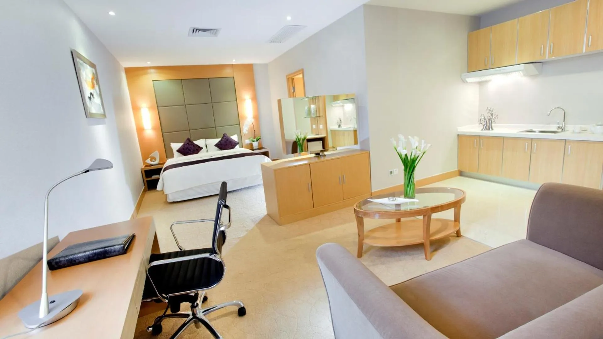 Seating area in Dorsett Wuhan