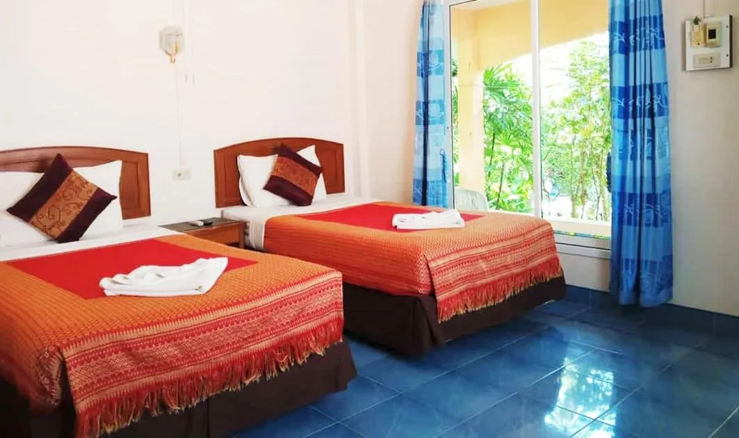 Bed in Anawin Bungalows