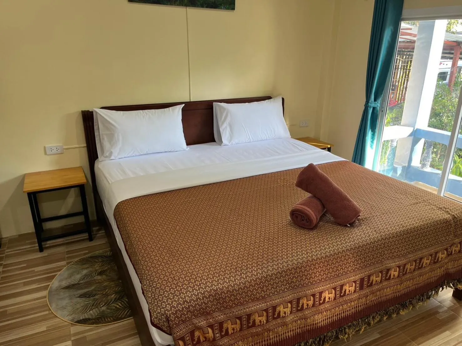 Bed in Anawin Bungalows