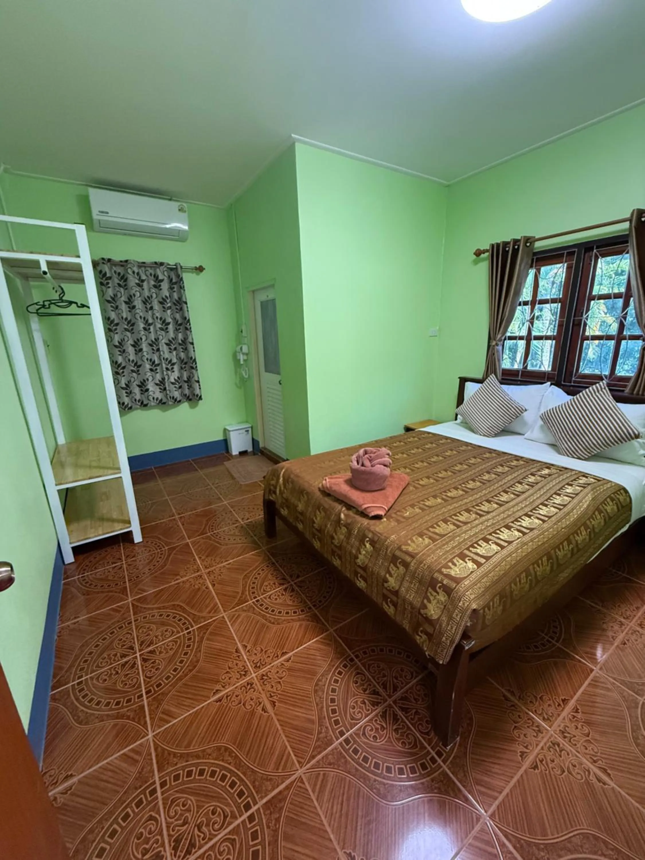 Bed in Anawin Bungalows