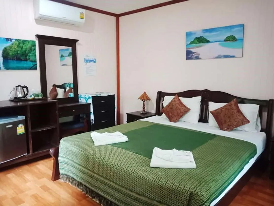 Bed in Anawin Bungalows