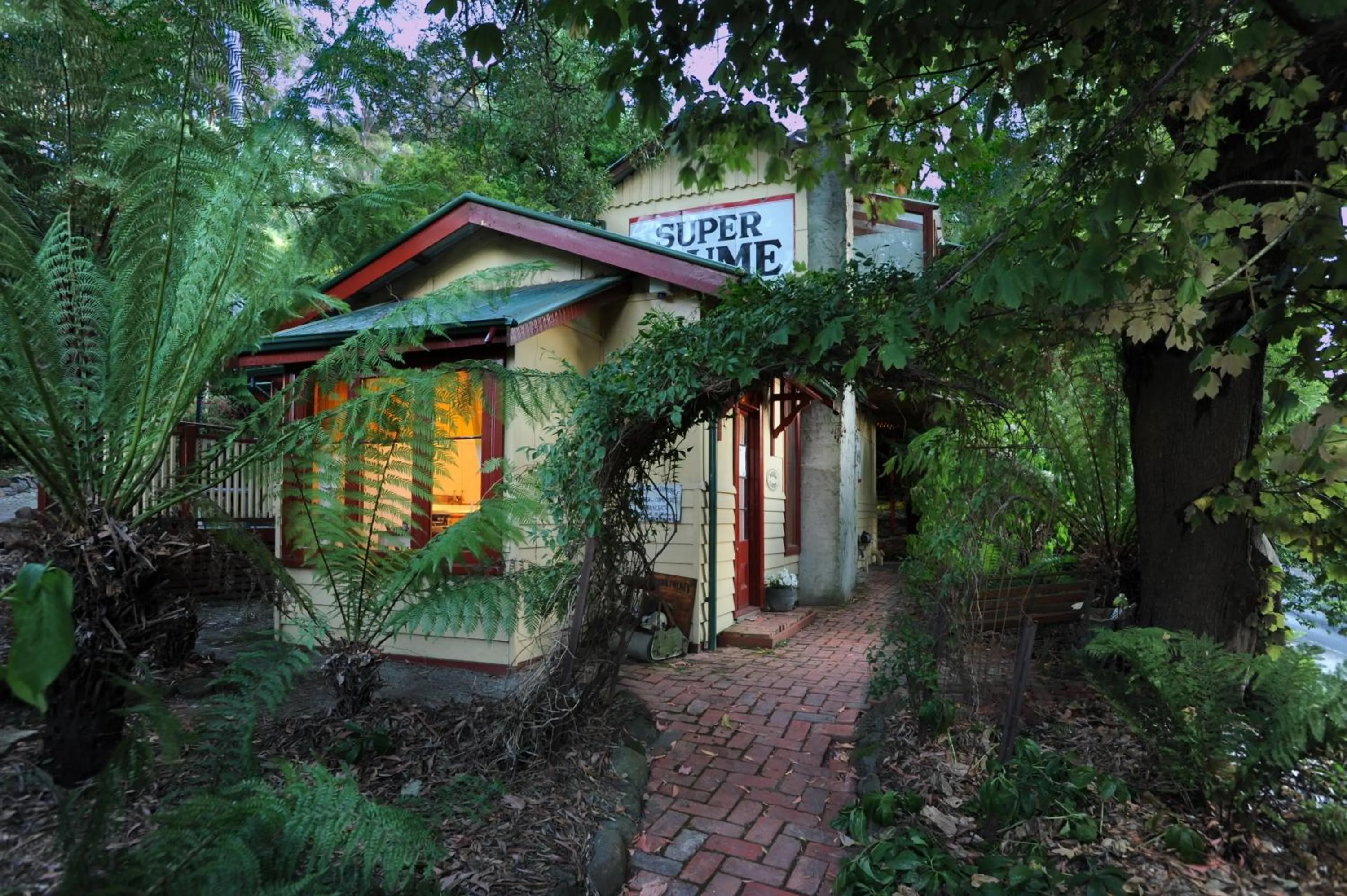 Garden in Como Cottage Accommodation