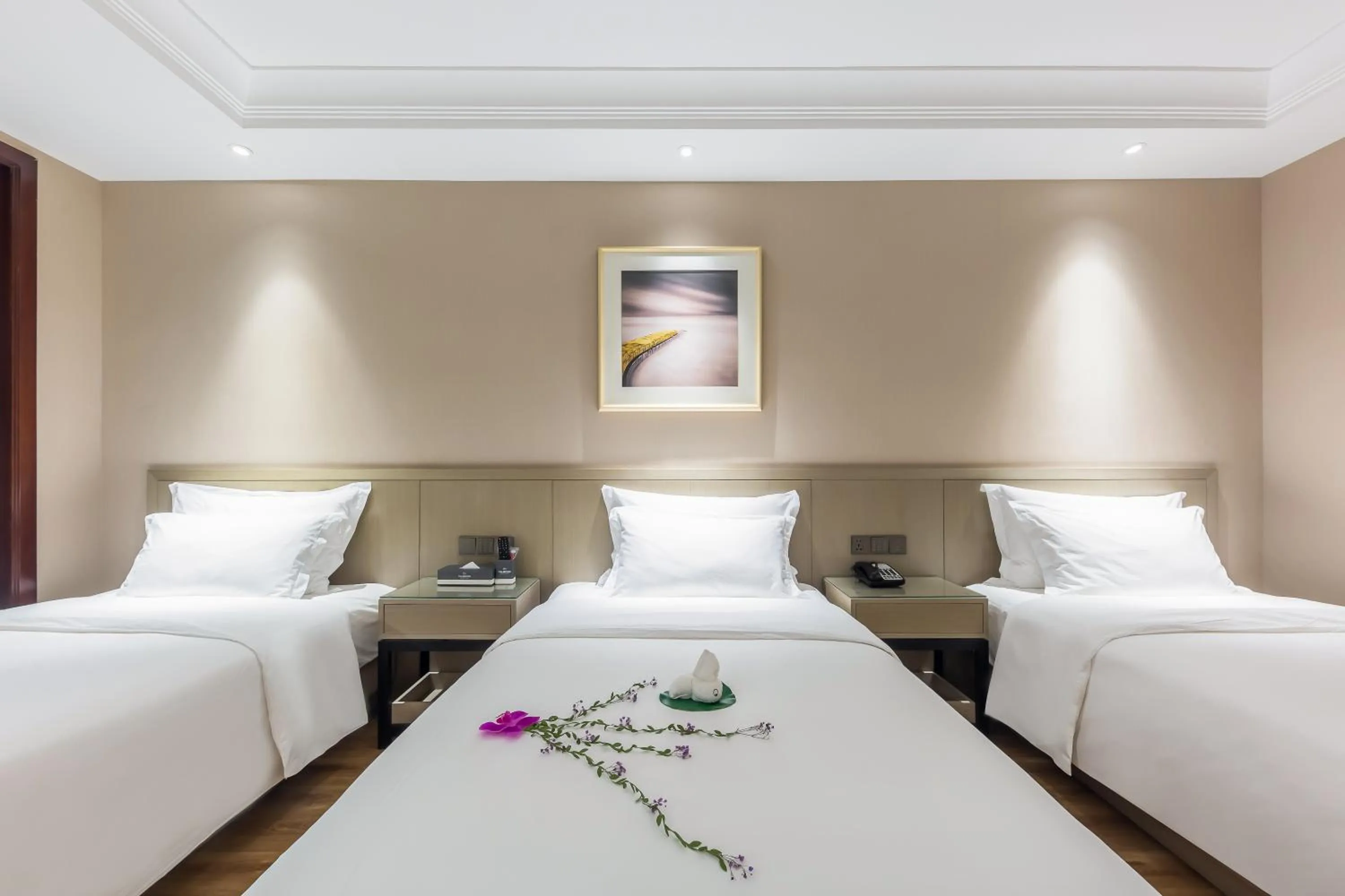 Bed in Byland Star Hotel