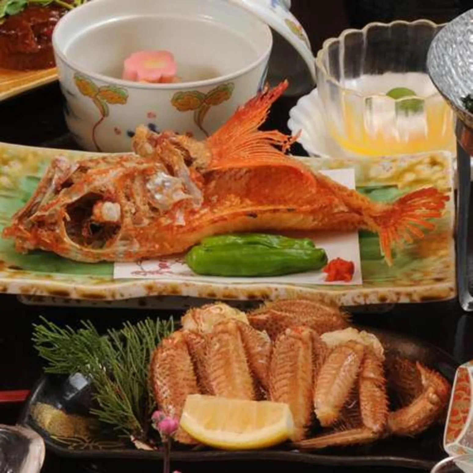 Dinner in Ryokan Ichinomatsu