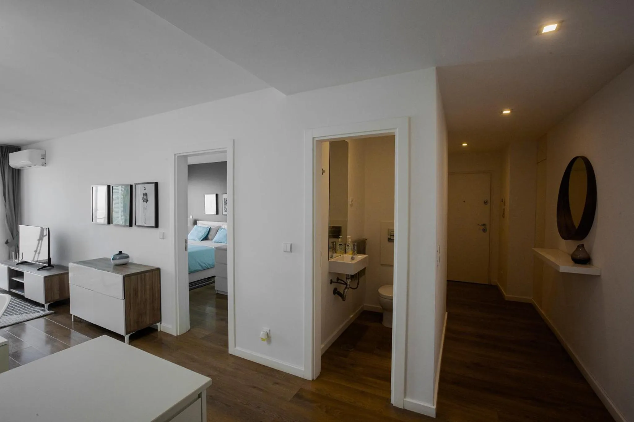 Bed in Xenon Urban Apartments