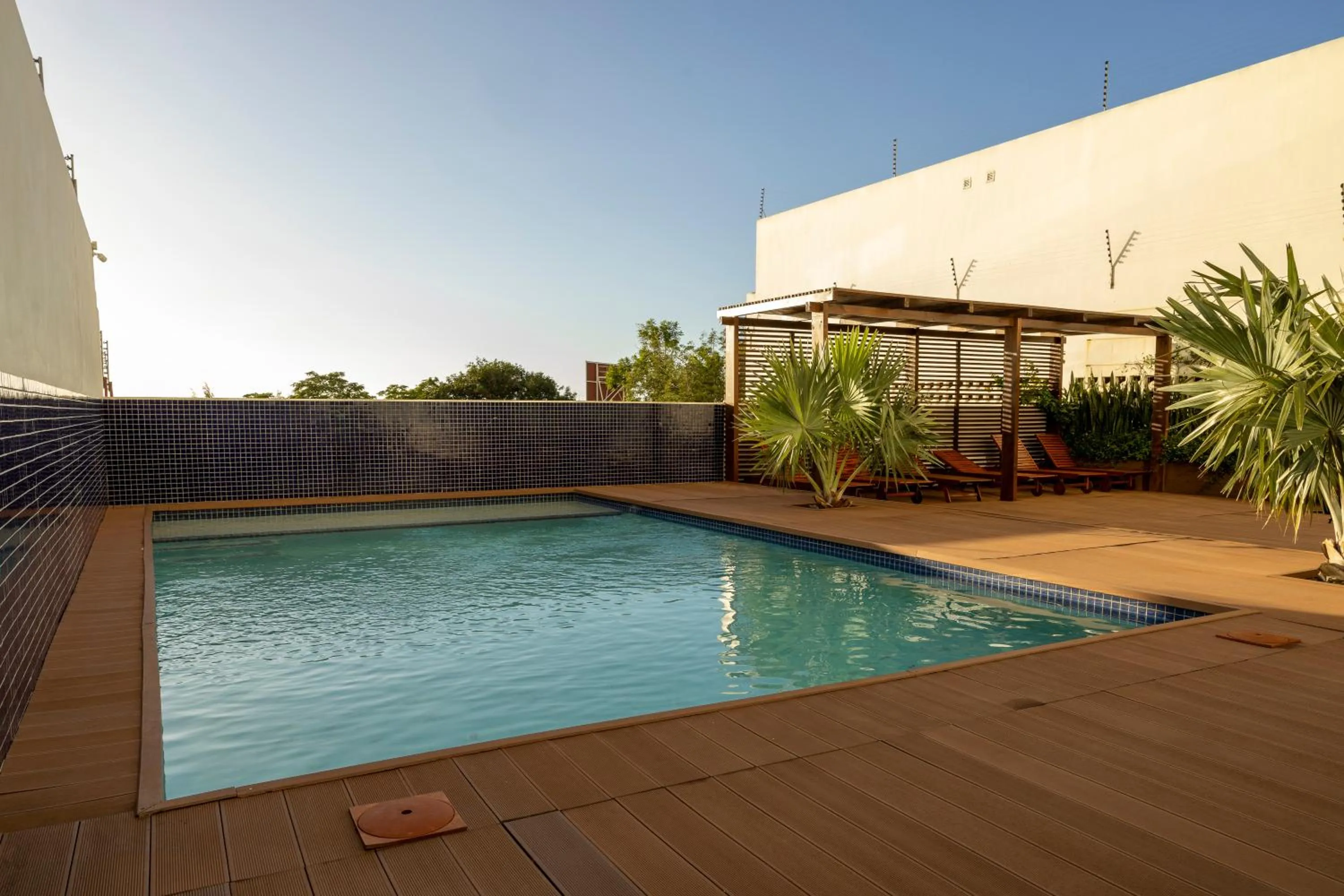 Pool view in Xenon Urban Apartments