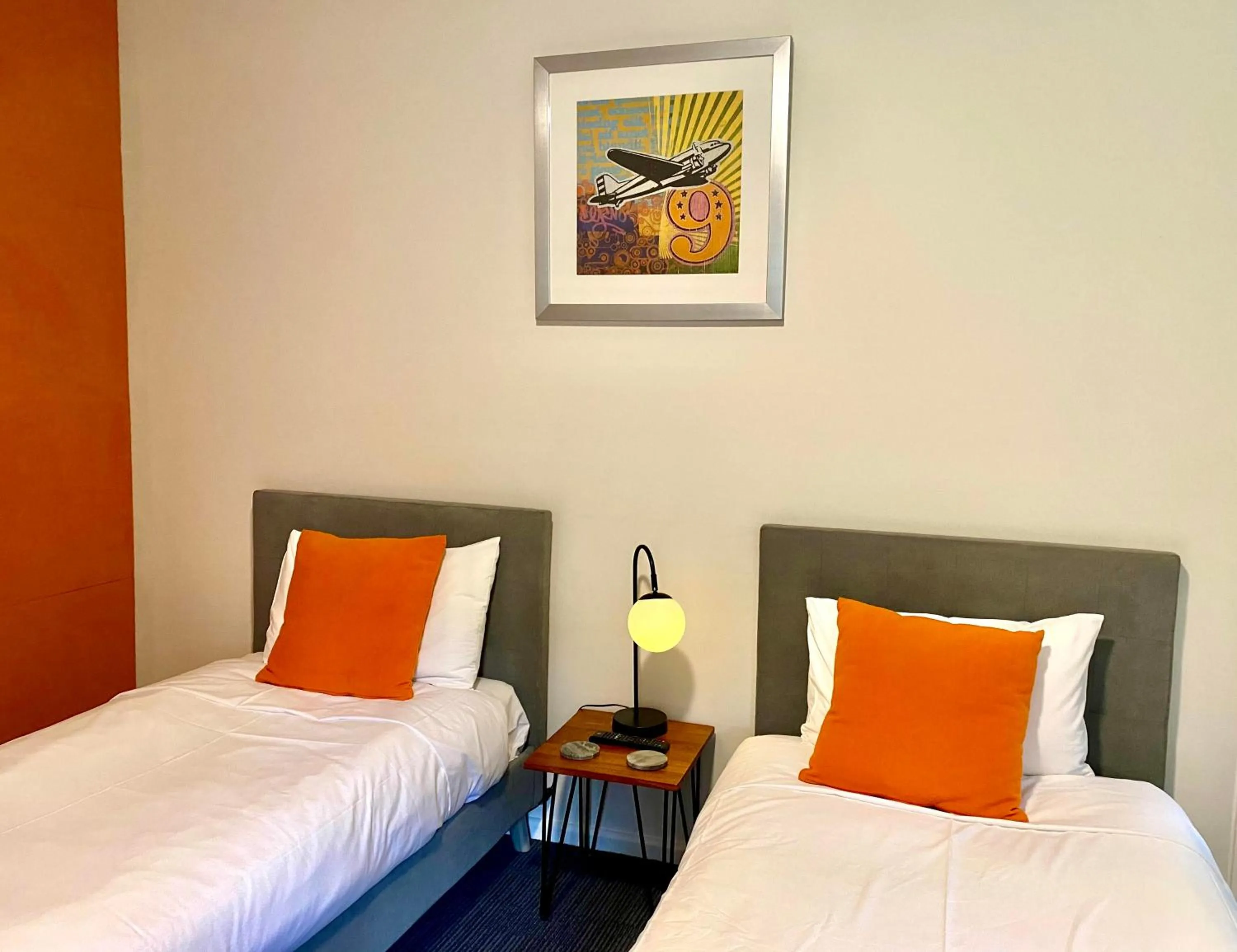 Bed in Warburton Motel