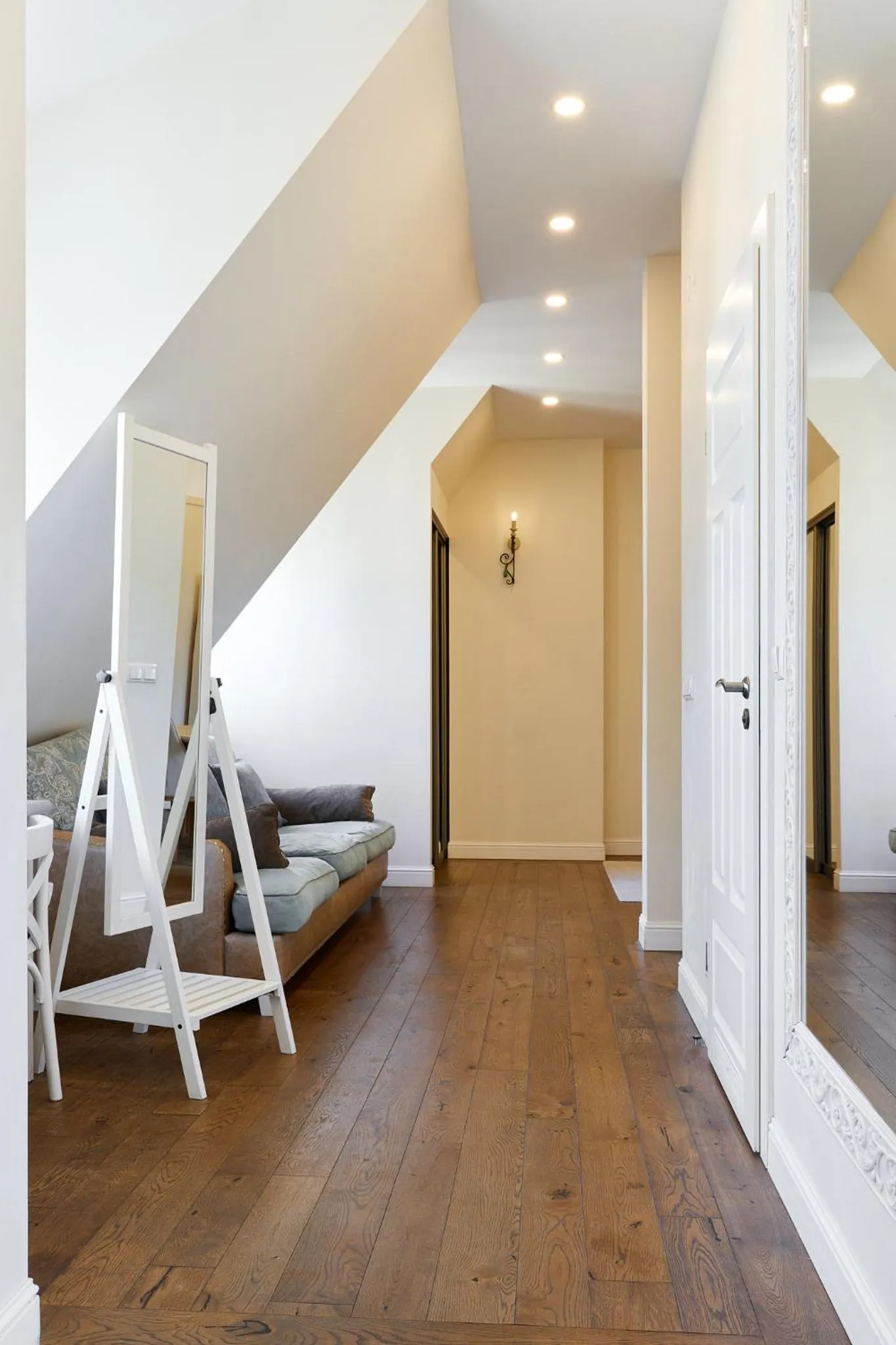 Seating area in Stabu Sēta Apartments