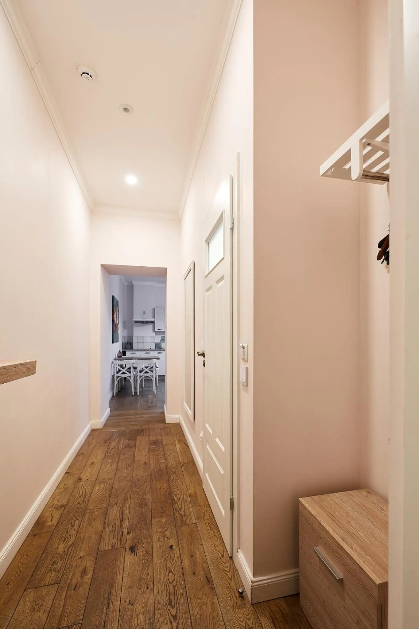 Kitchen or kitchenette in Stabu Sēta Apartments