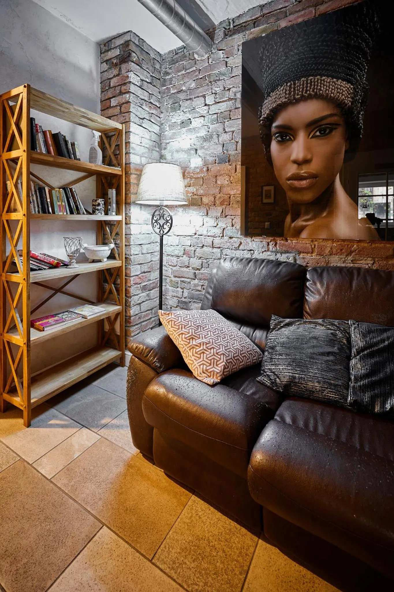 Communal lounge/ TV room in Stabu Sēta Apartments