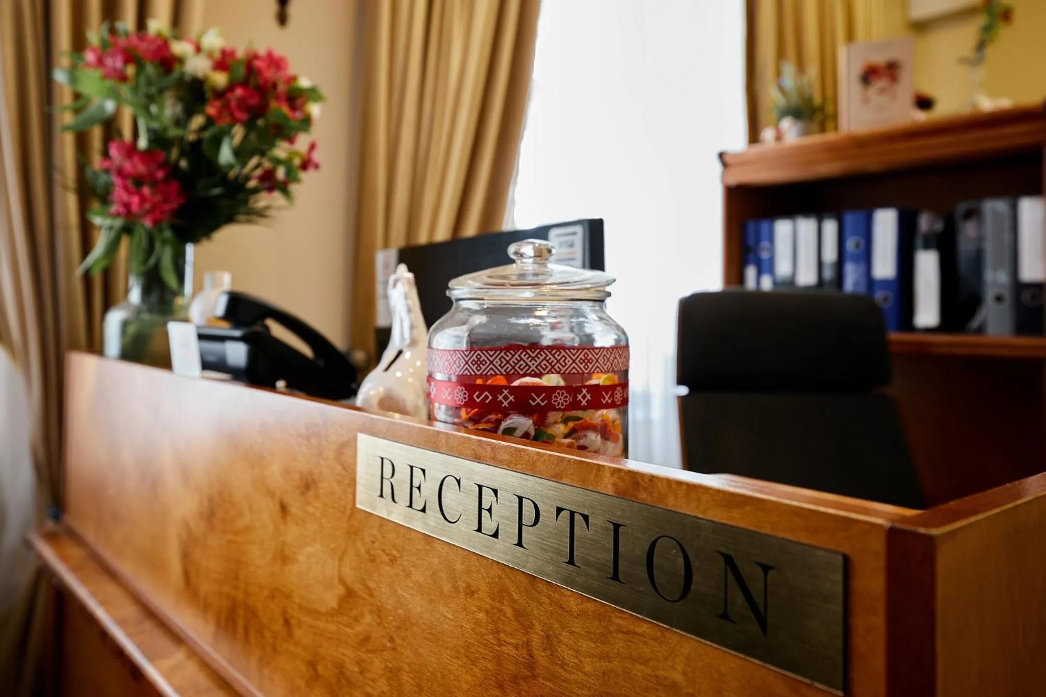 Lobby or reception in Stabu Sēta Apartments