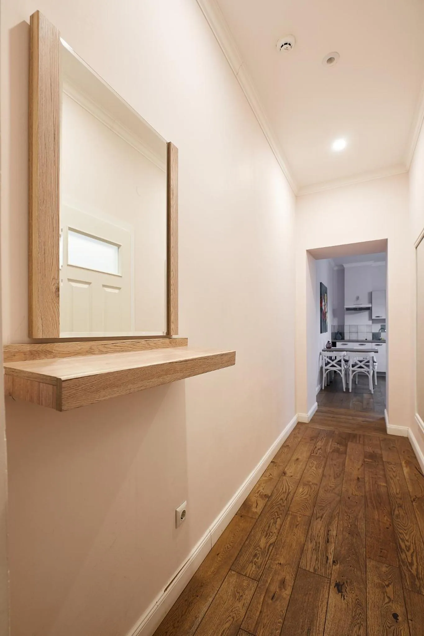 Kitchen or kitchenette in Stabu Sēta Apartments