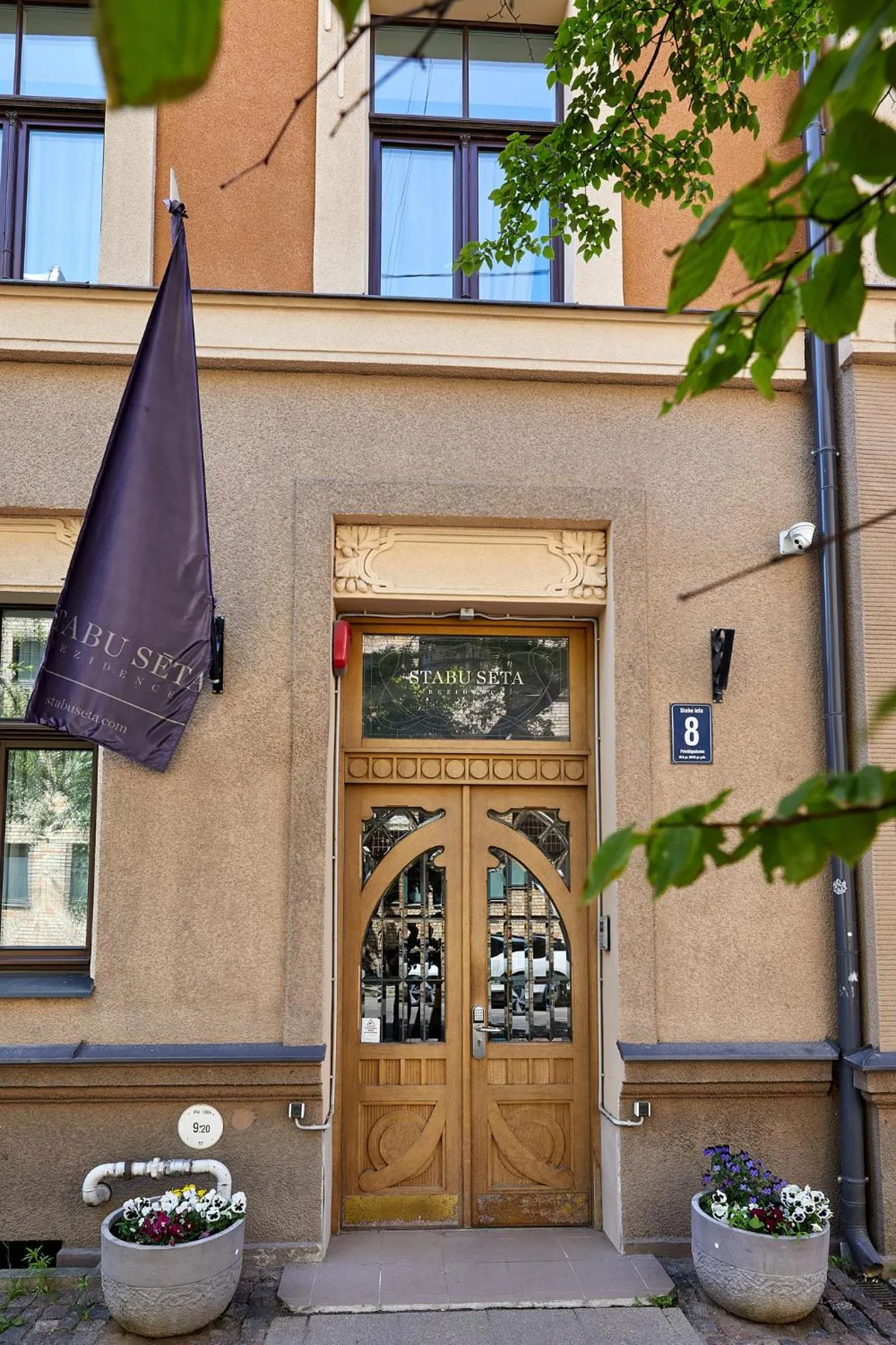 Facade/entrance in Stabu Sēta Apartments