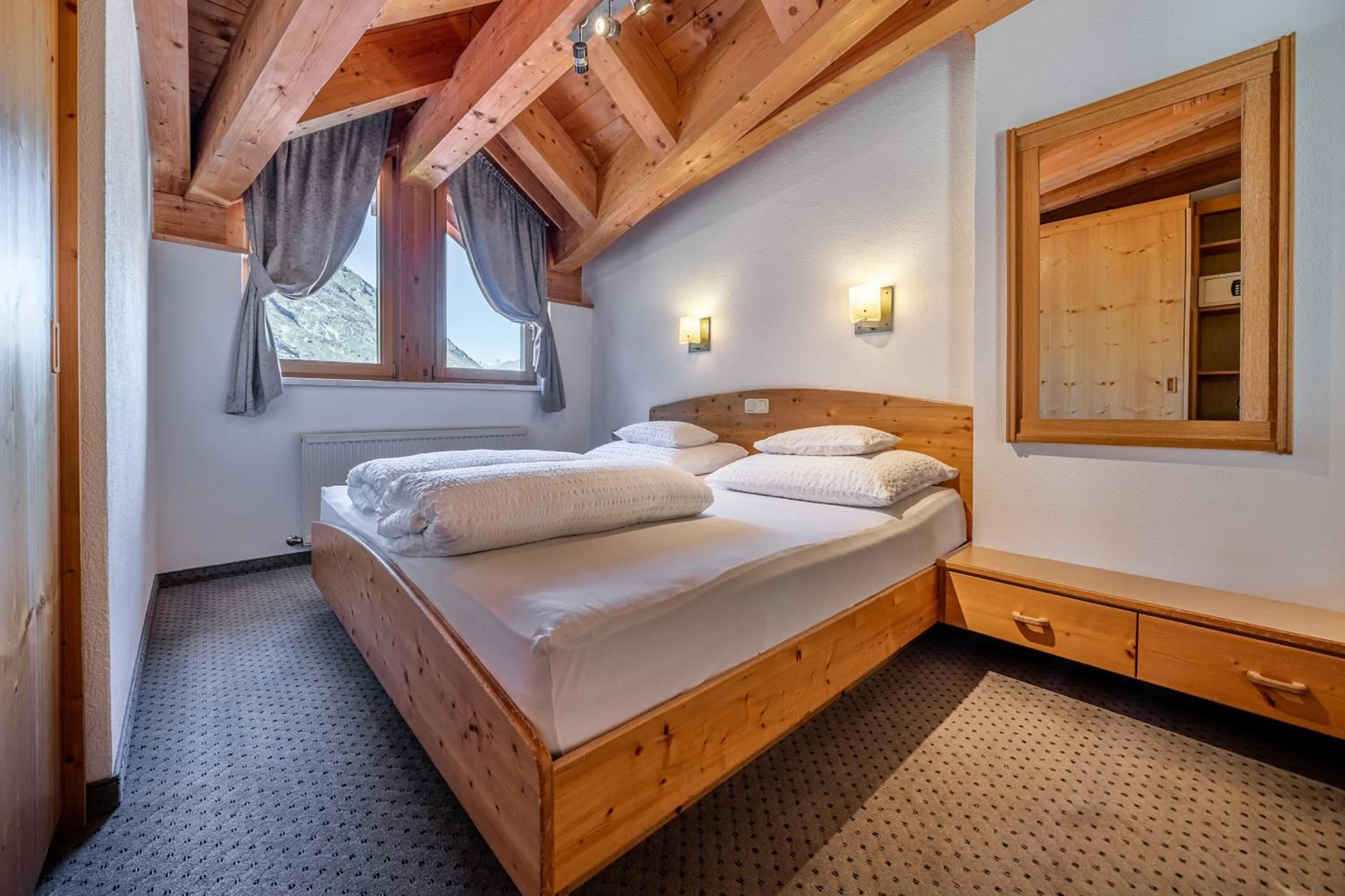 Bedroom, Bed in Schönblick - Gurgl B&B