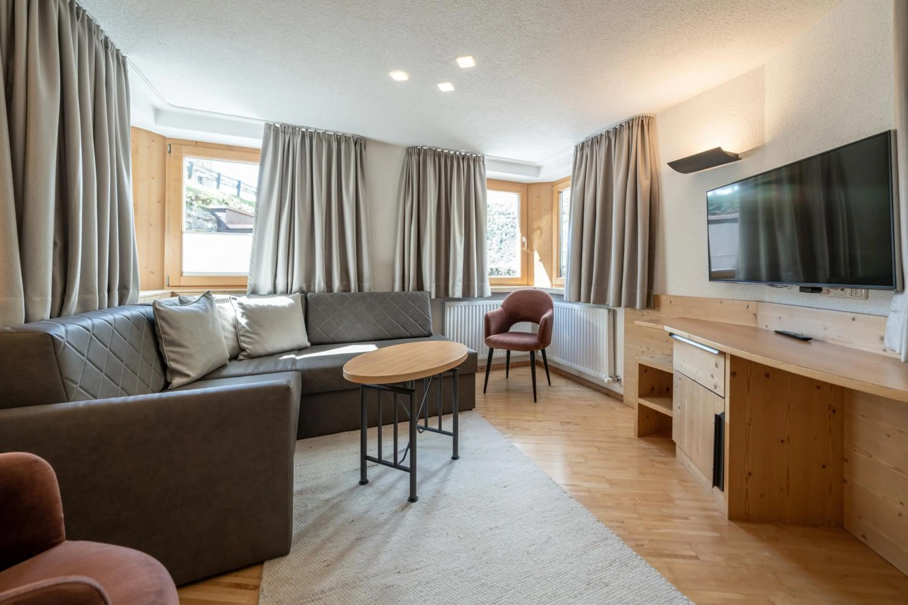 Living room in Schönblick - Gurgl B&B