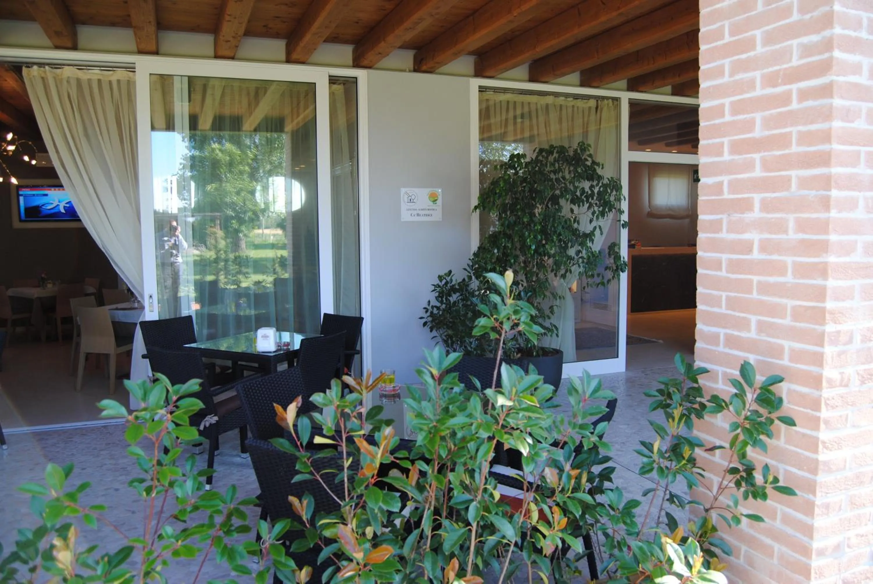 Balcony/Terrace in Agriturismo Ca' Beatrice - Venice Airport