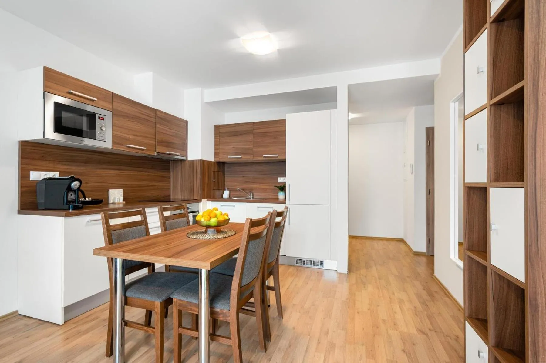 Kitchen or kitchenette in Apart Hotel VIRGO