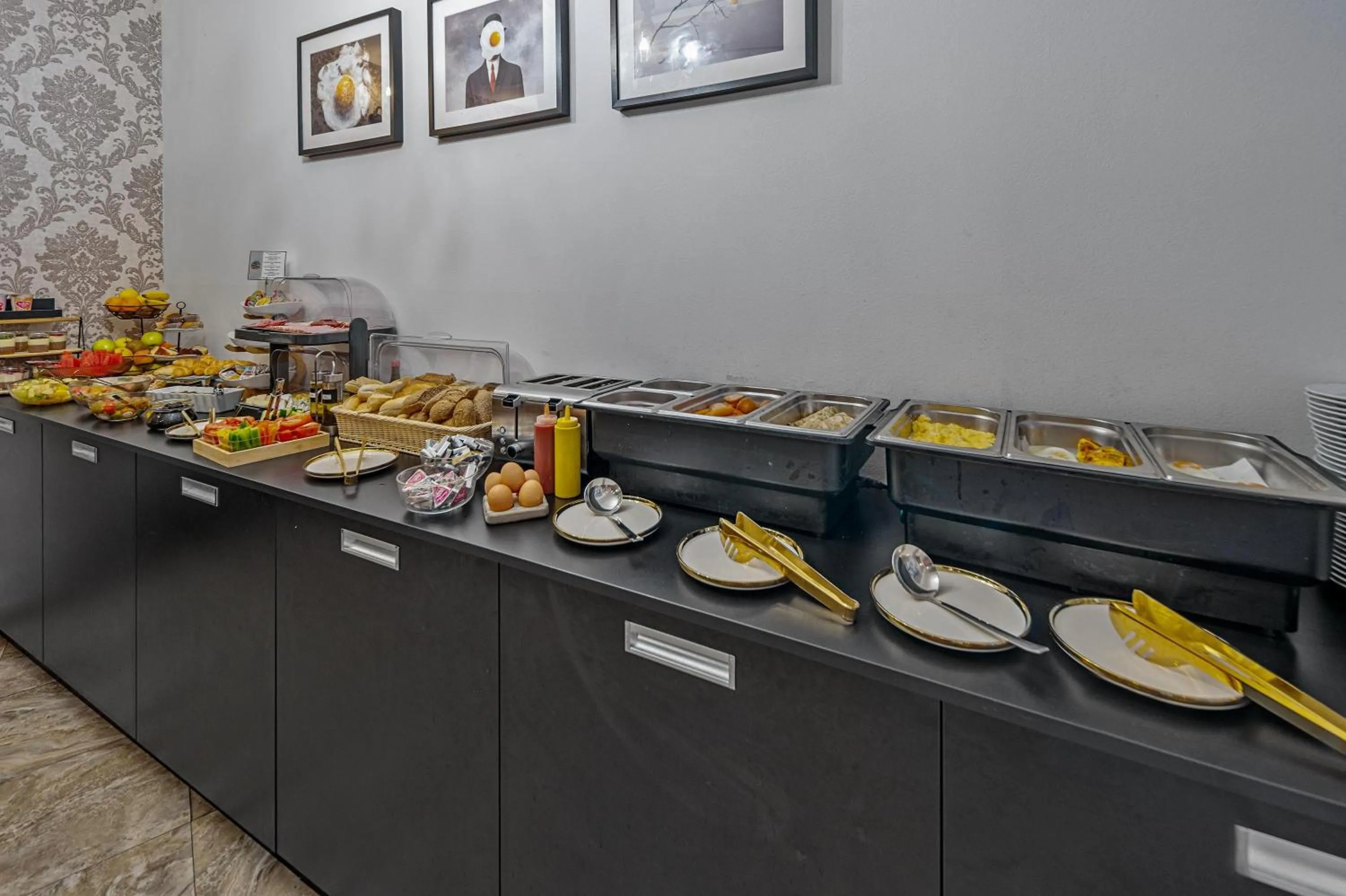 Buffet breakfast in Apart Hotel VIRGO