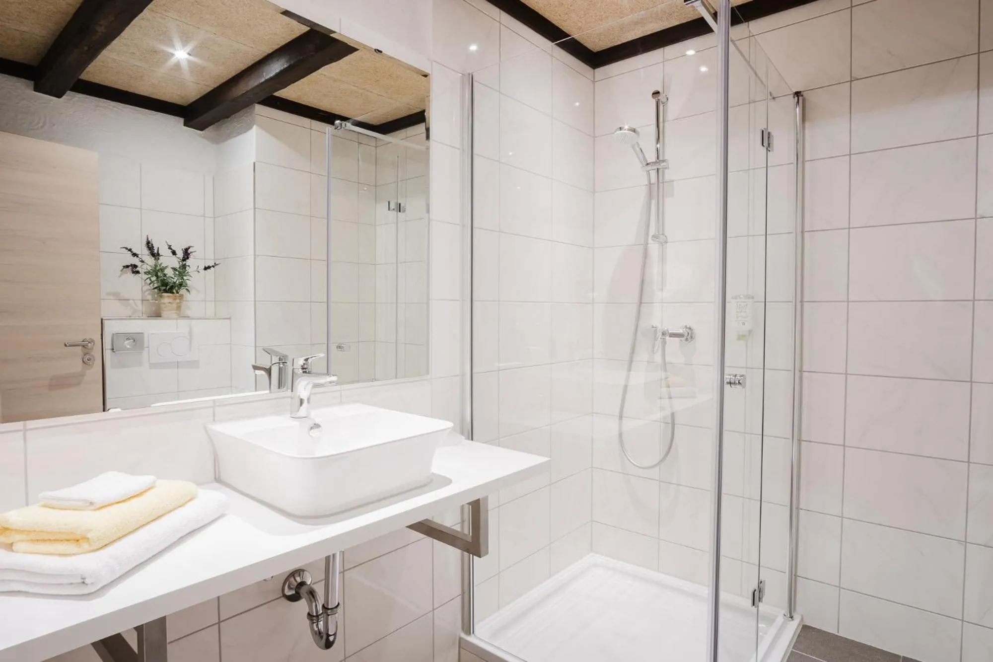 Shower in CONTEL Hotel