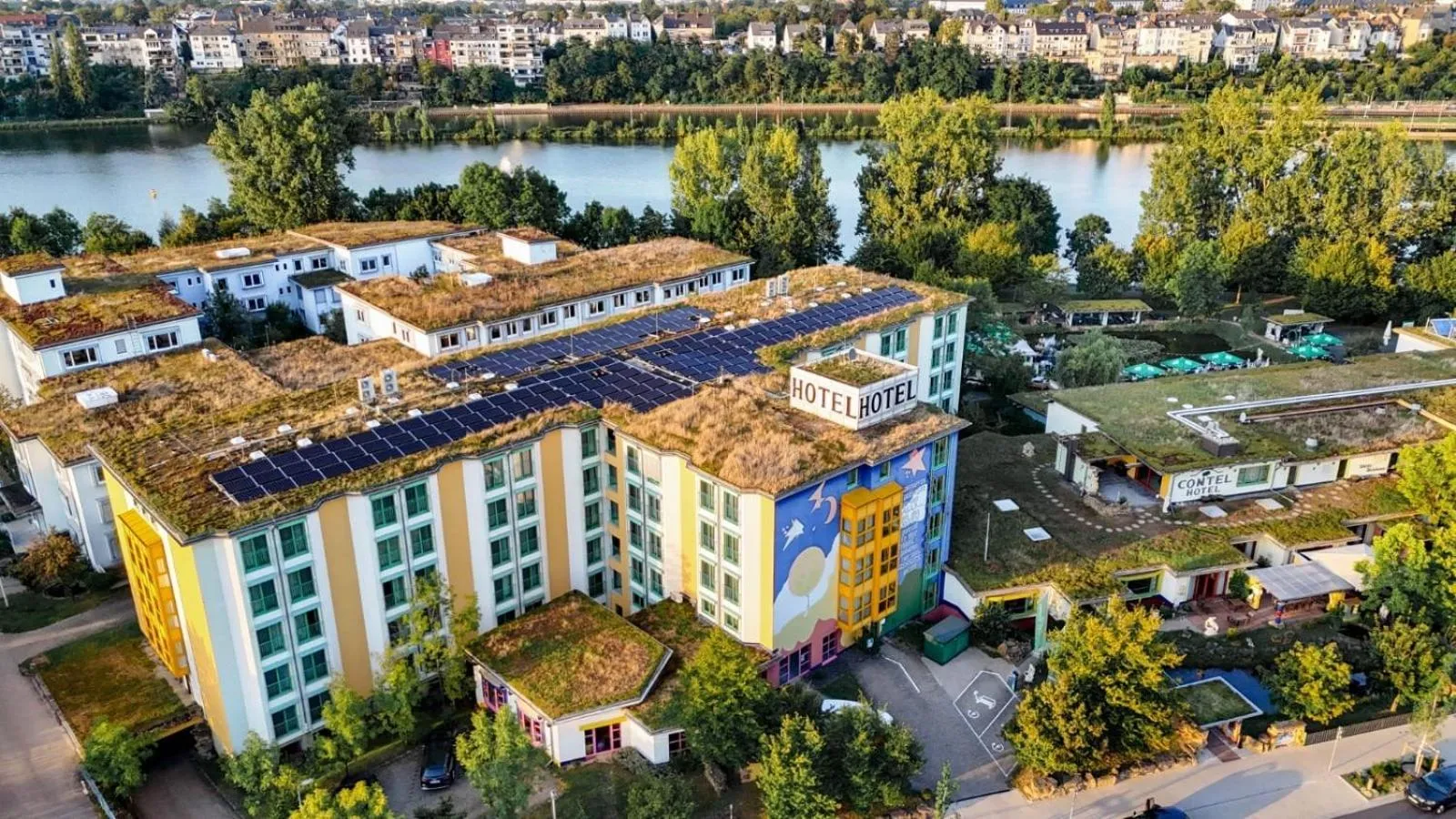 Bird's eye view in CONTEL Hotel